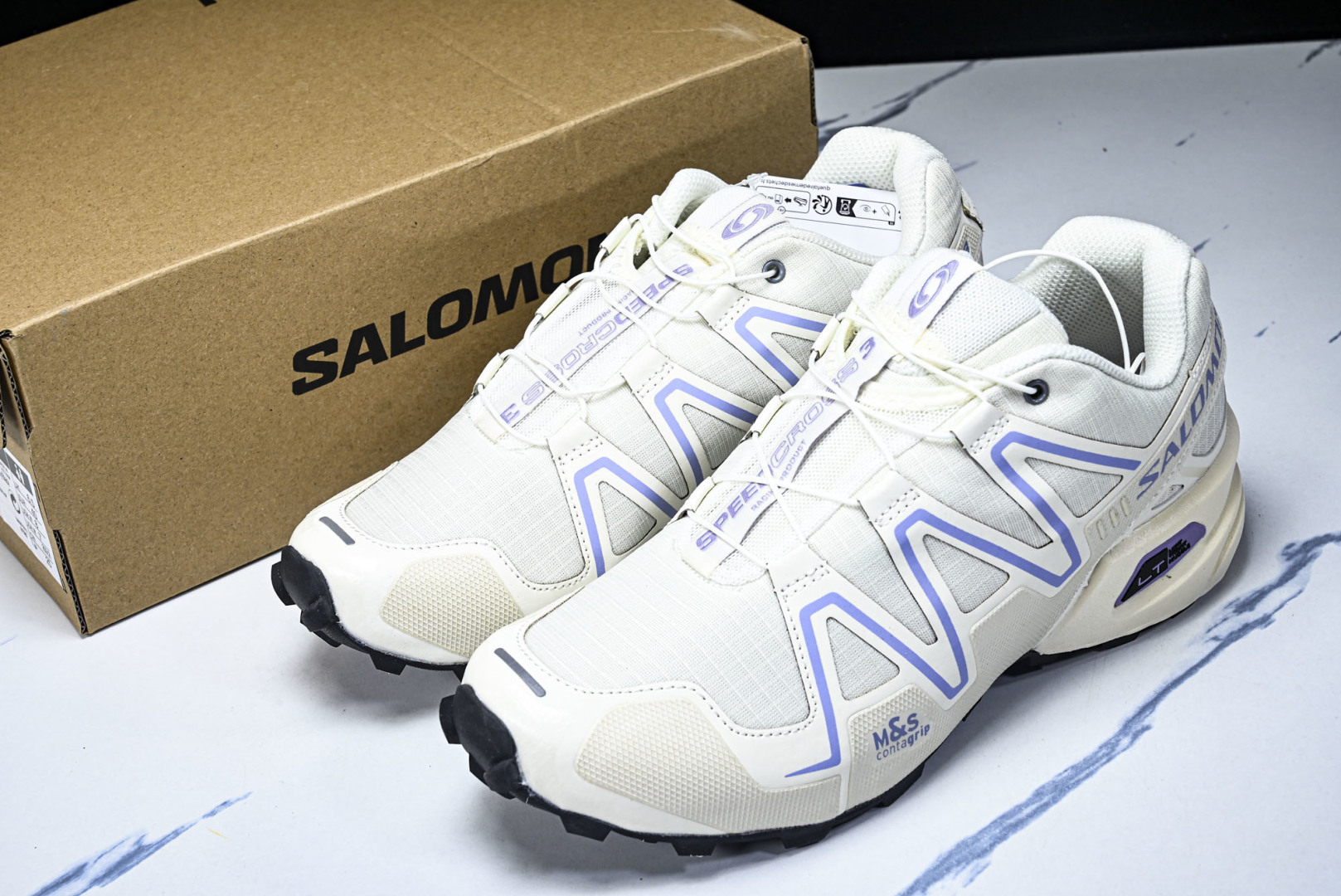 Salomon 尺码36-46纯原版出品-Salomon Speedcross 3 萨洛蒙 黑色合成材质