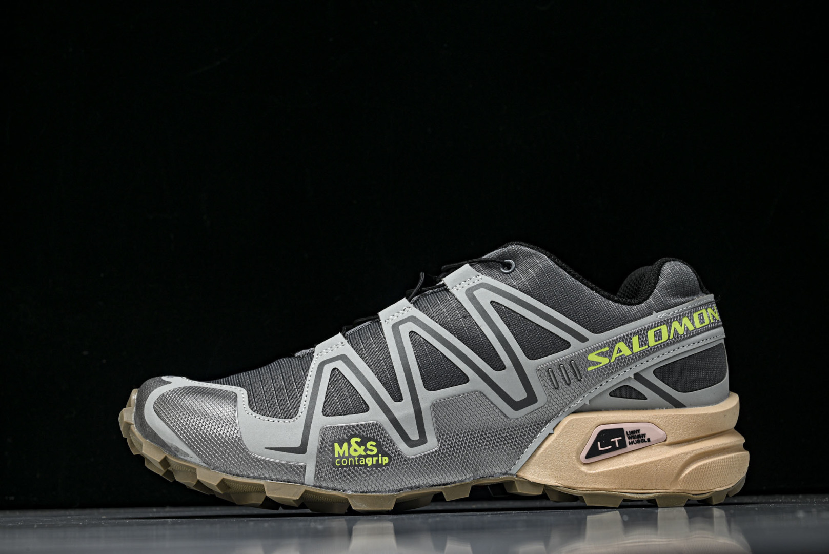 Salomon 尺码36-46纯原版出品-Salomon Speedcross 3 萨洛蒙 黑色合成材质