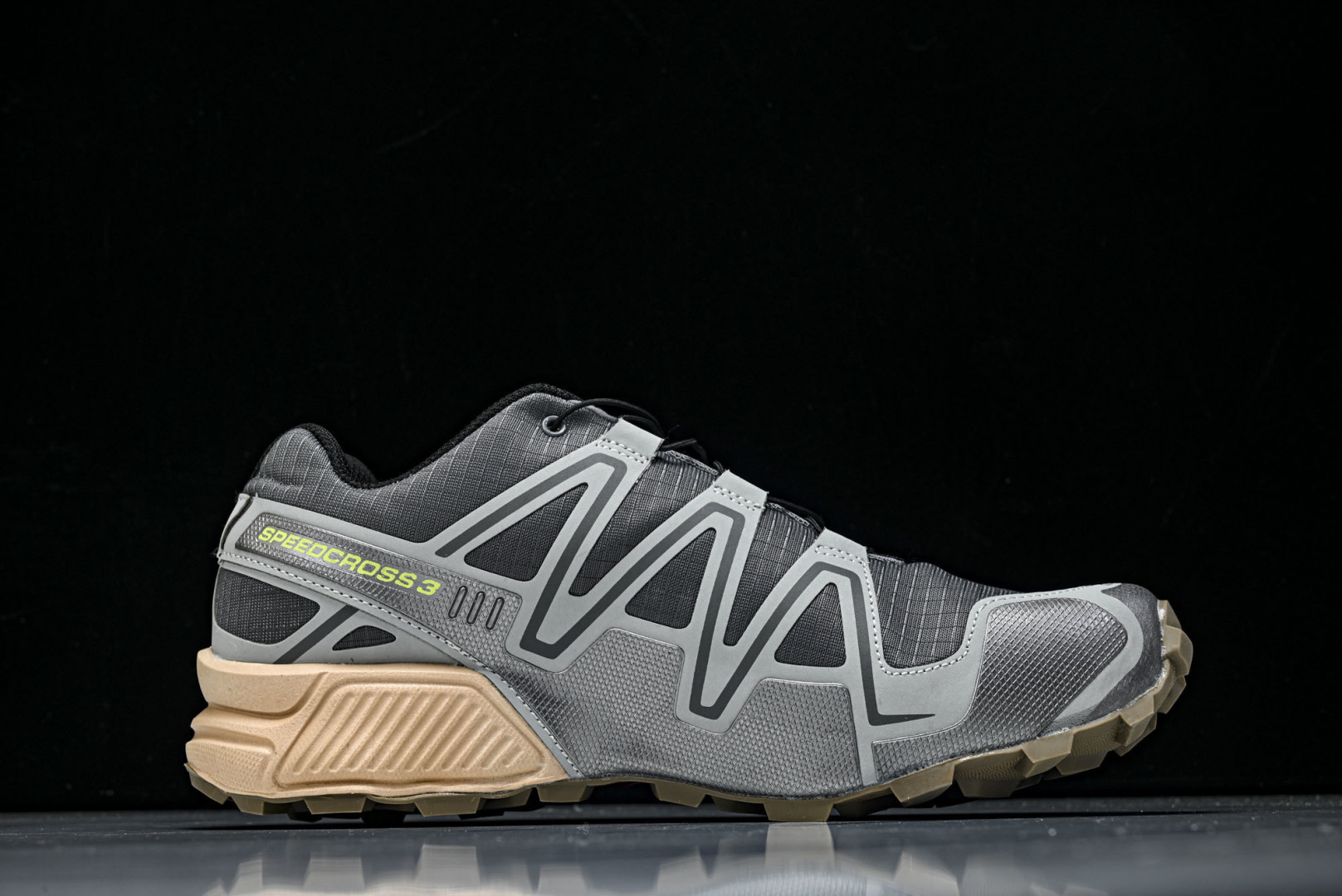 Salomon 尺码36-46纯原版出品-Salomon Speedcross 3 萨洛蒙 黑色合成材质