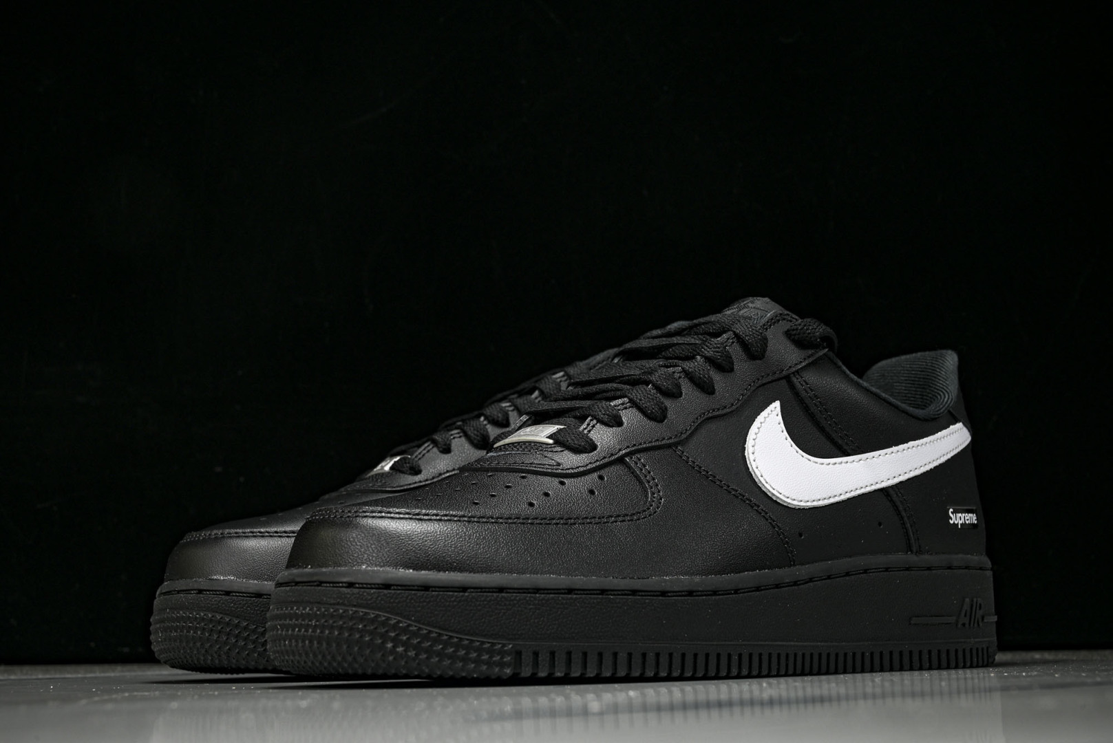 AF1 尺码:40-48.5纯原出品-NK Air Force 1 Low Supreme Black 