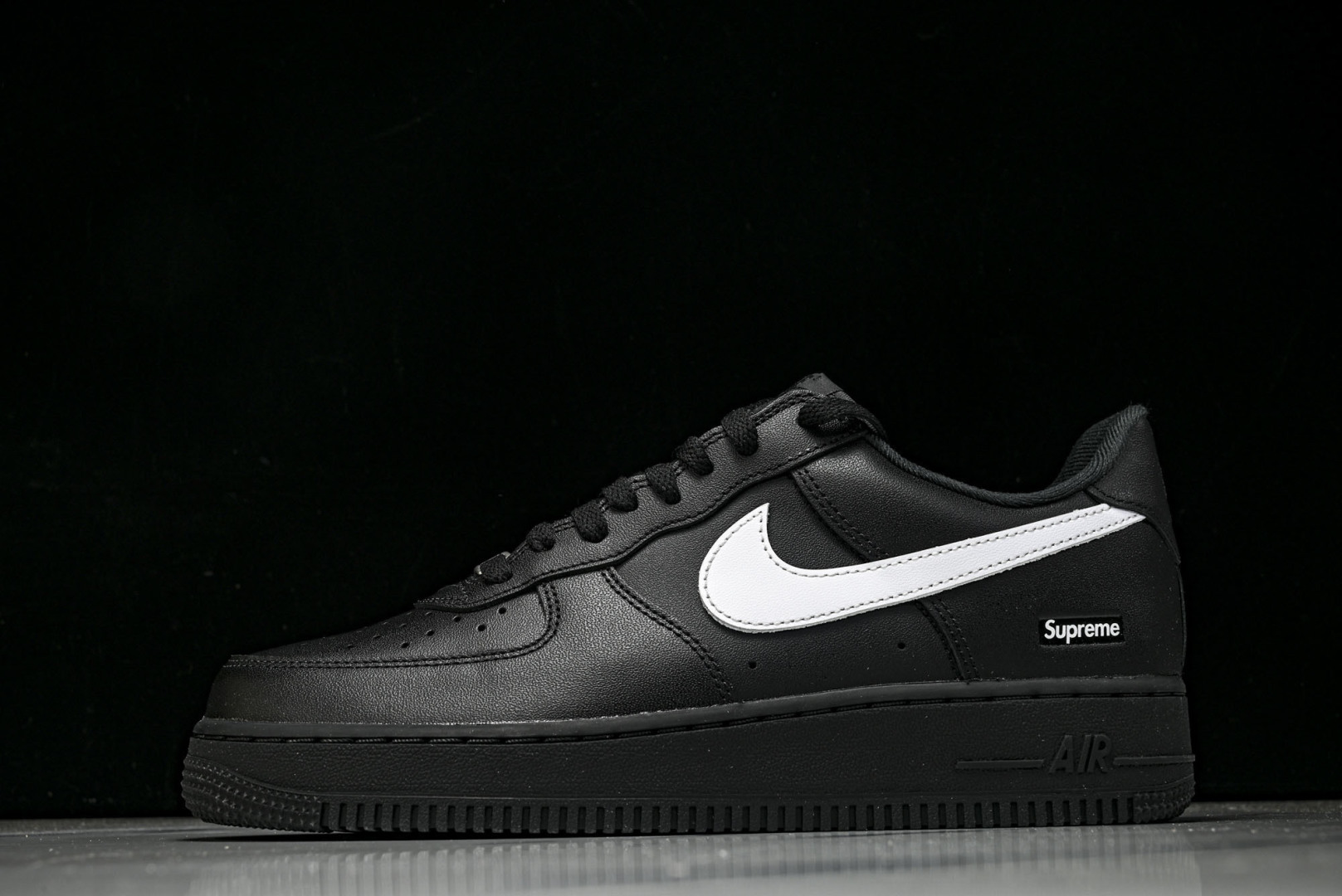 AF1 尺码:40-48.5纯原出品-NK Air Force 1 Low Supreme Black 