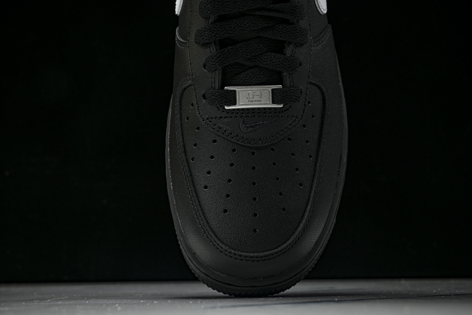AF1 尺码:40-48.5纯原出品-NK Air Force 1 Low Supreme Black 