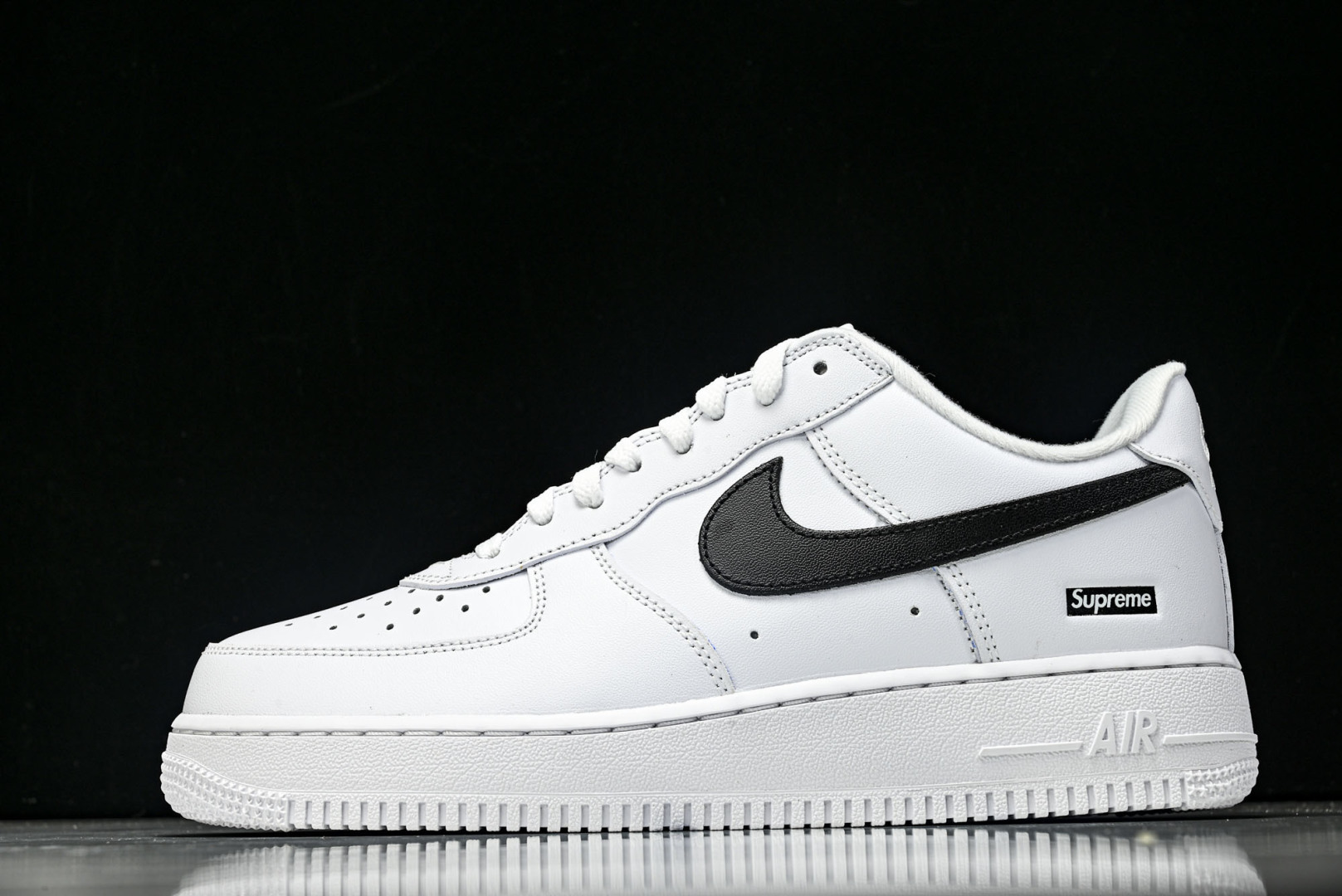 AF1 尺码40-47.5纯原版出品-Air Force 1 Low Supreme White Bla