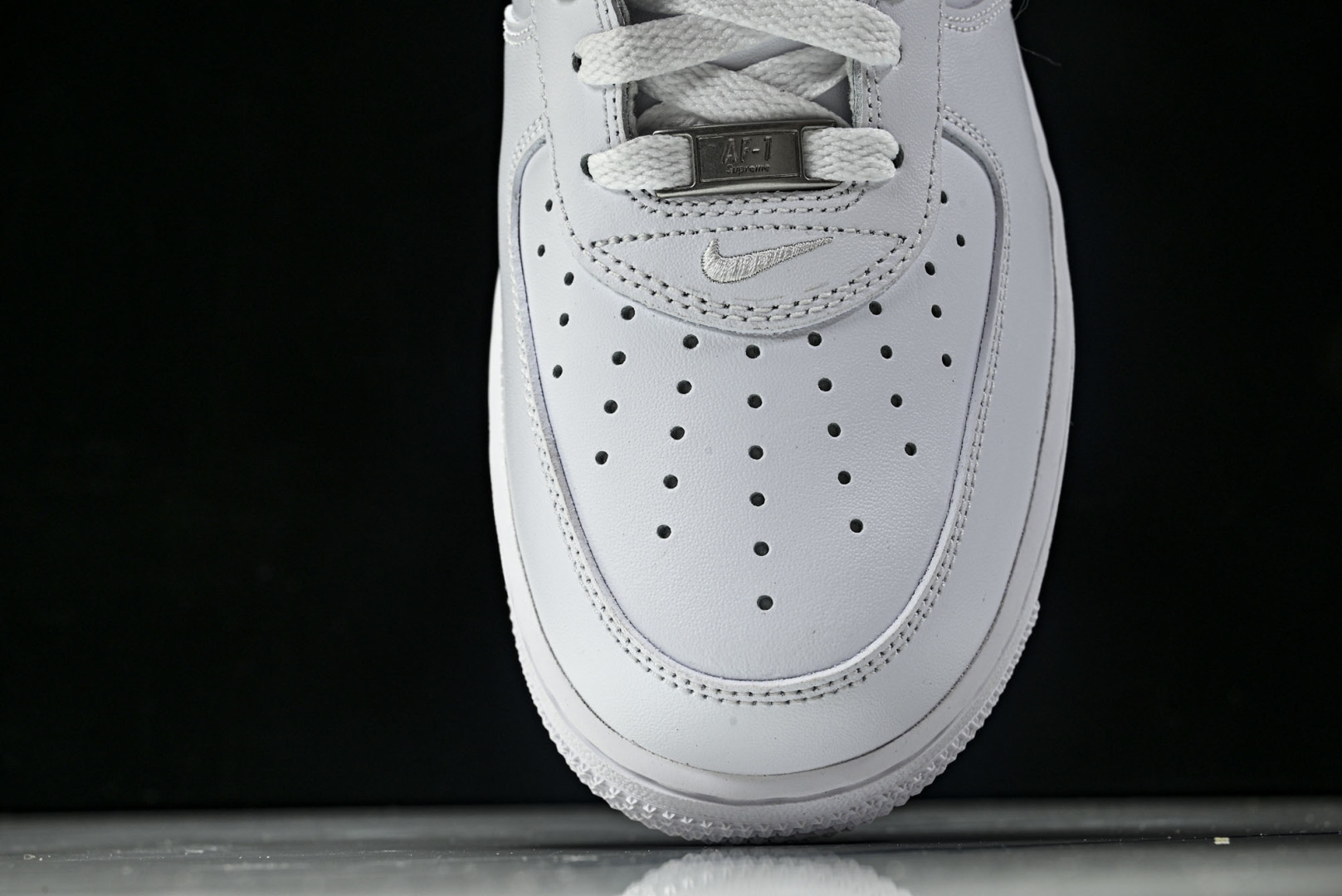 AF1 尺码40-47.5纯原版出品-Air Force 1 Low Supreme White Bla