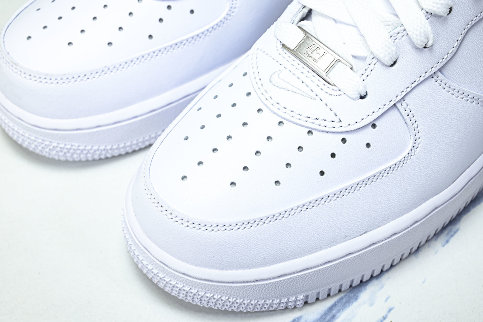 AF1 尺码40-47.5纯原版出品-Air Force 1 Low Supreme White Bla