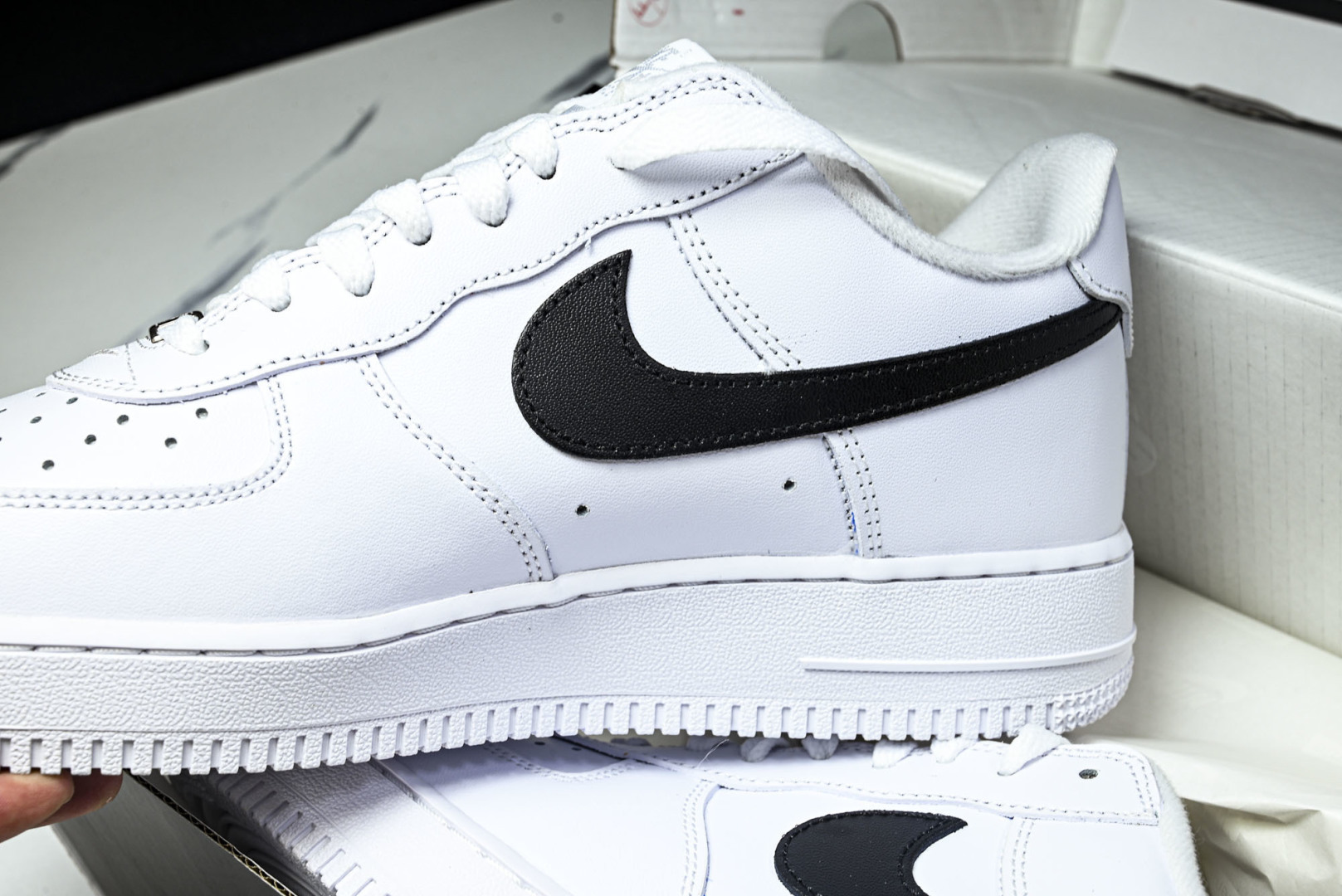 AF1 尺码40-47.5纯原版出品-Air Force 1 Low Supreme White Bla
