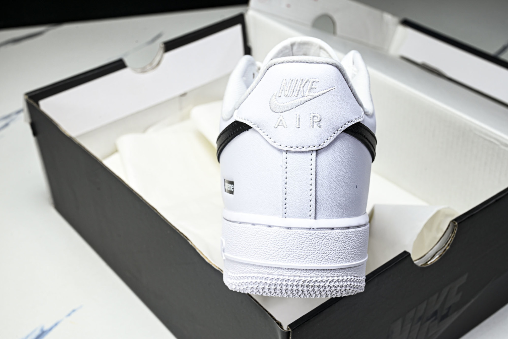 AF1 尺码40-47.5纯原版出品-Air Force 1 Low Supreme White Bla