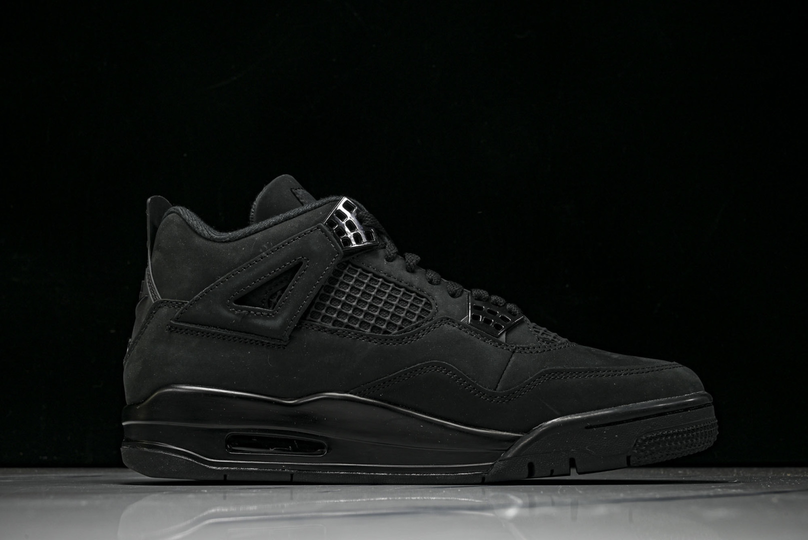 AJ4 尺码:36-47.5纯原版出品-Air Jordan 4 Retro Black Cat (20