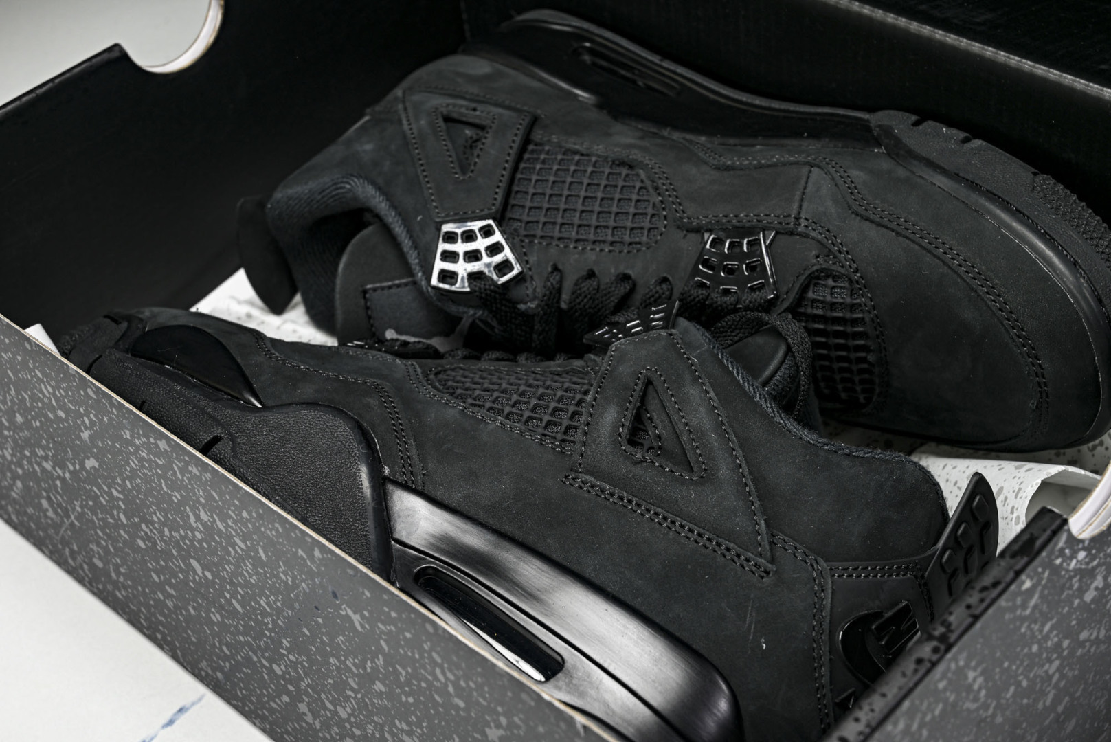 AJ4 尺码:36-47.5纯原版出品-Air Jordan 4 Retro Black Cat (20