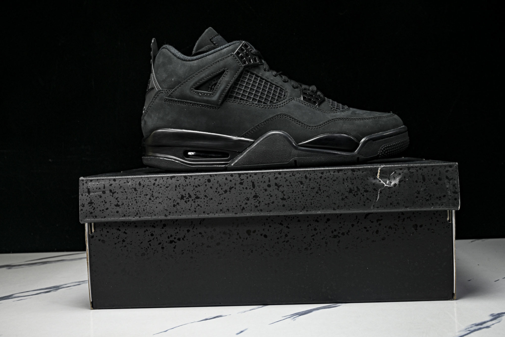 AJ4 尺码:36-47.5纯原版出品-Air Jordan 4 Retro Black Cat (20