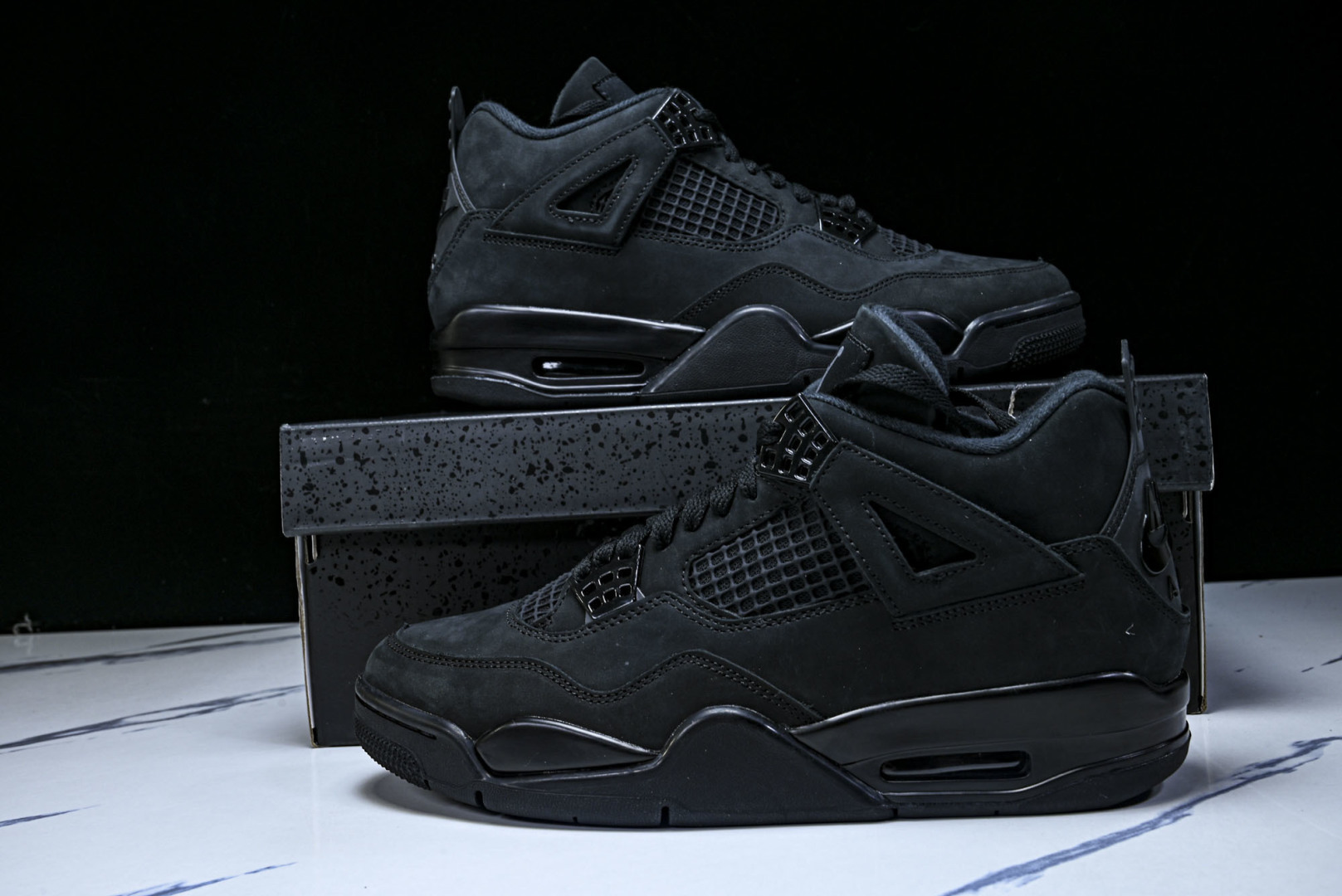AJ4 尺码:36-47.5纯原版出品-Air Jordan 4 Retro Black Cat (20