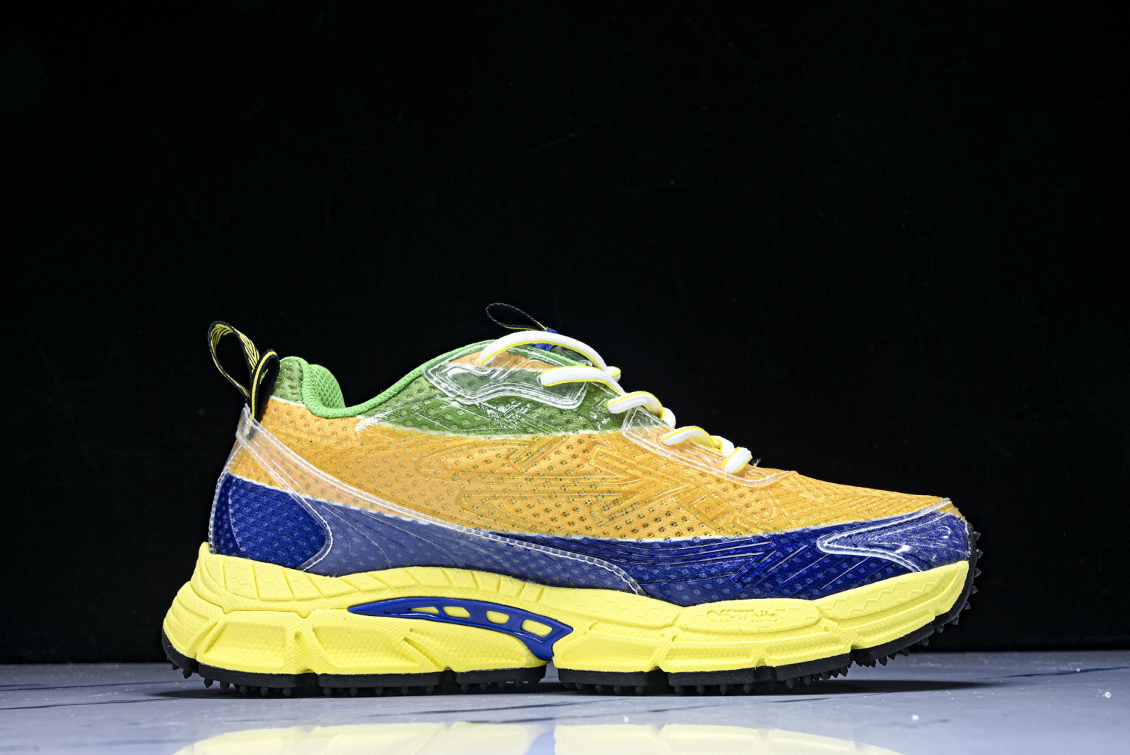 OFF 尺码36-47 纯原版出品-OFF-WHITE 系带印花 黑白三箭头登山厚底老爹鞋增高男女运动休