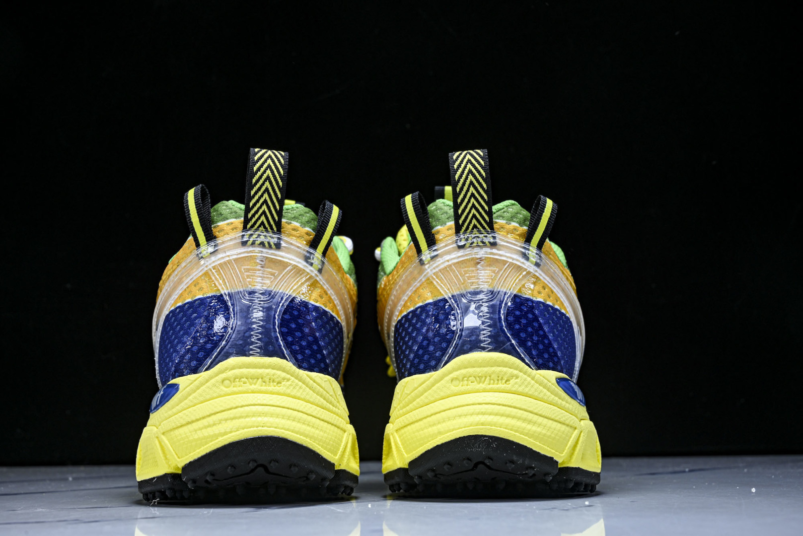 OFF 尺码36-47 纯原版出品-OFF-WHITE 系带印花 黑白三箭头登山厚底老爹鞋增高男女运动休