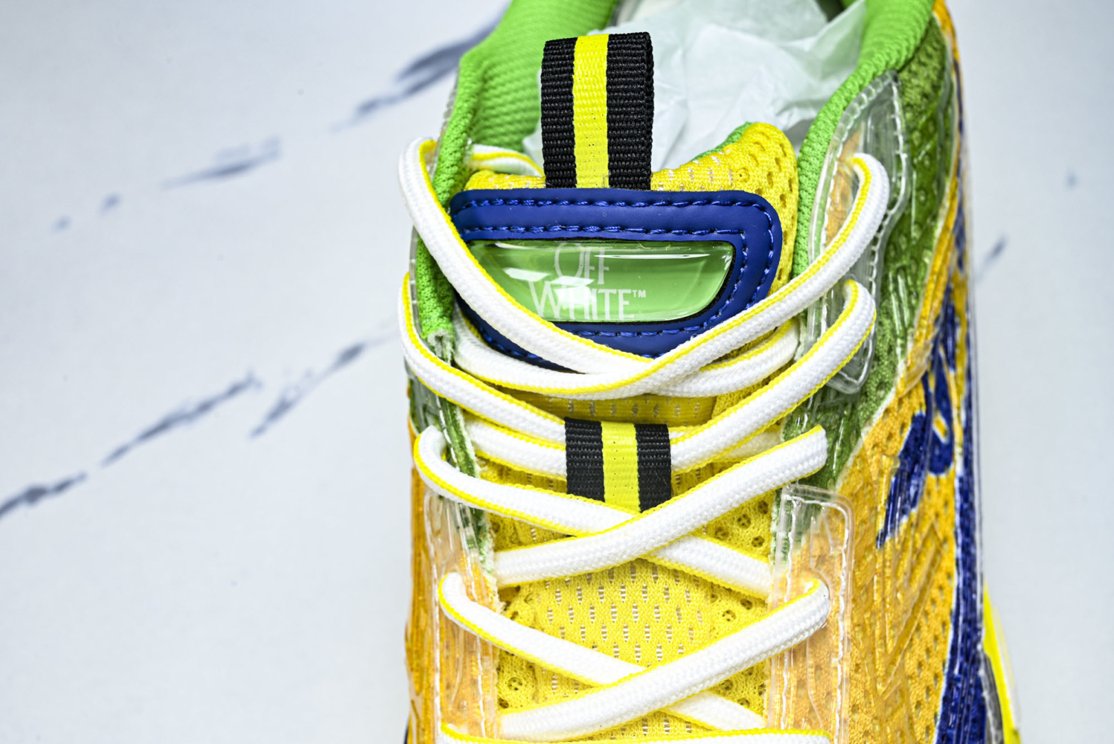 OFF 尺码36-47 纯原版出品-OFF-WHITE 系带印花 黑白三箭头登山厚底老爹鞋增高男女运动休