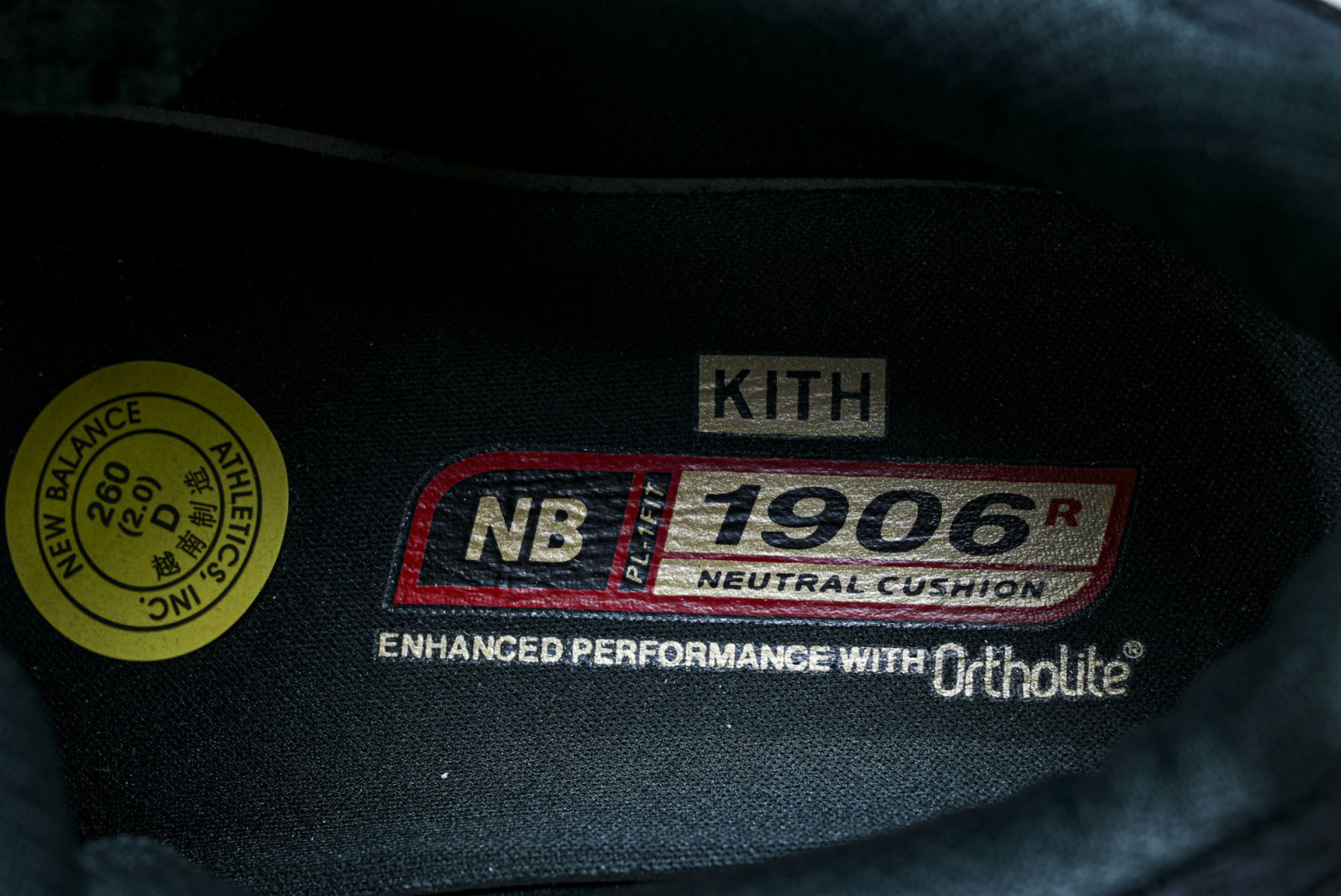 New Balance U1906系列 拼接网面透气跑步鞋运动鞋黑色 M1906RKS 尺码：36 37