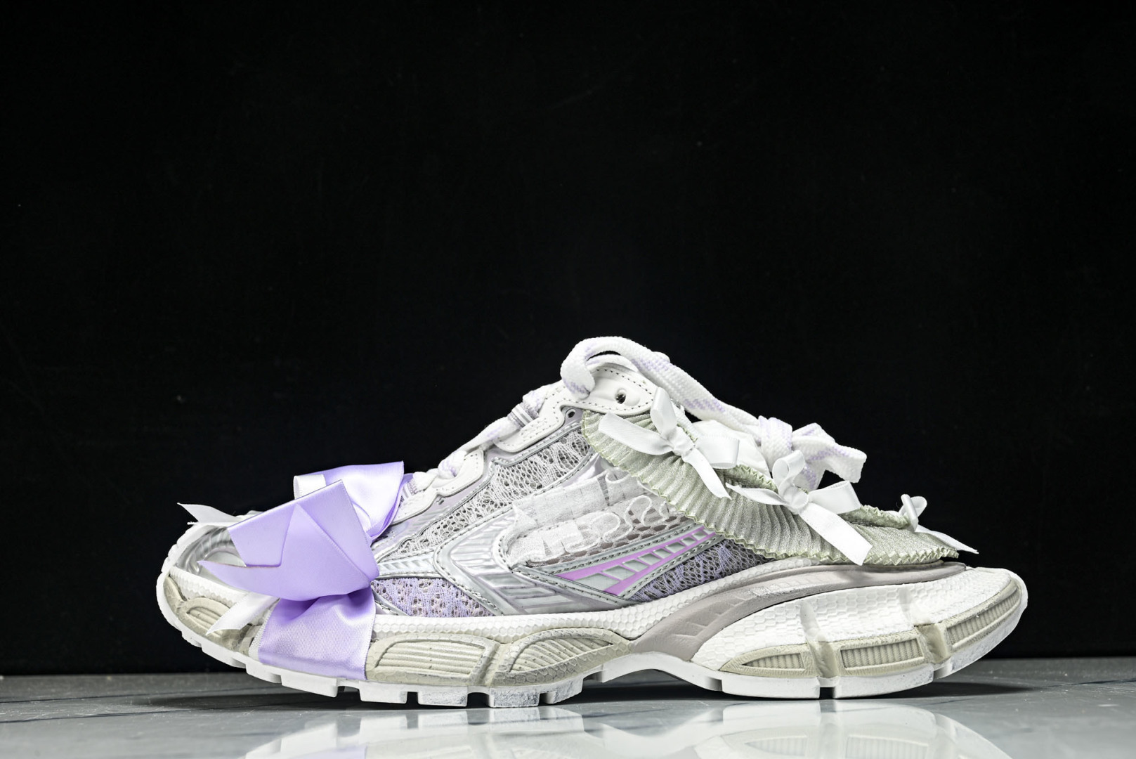 巴黎 尺码:35-440纯原版出品-Balenciaga 3XL Lace Pu Eva RB 官方同步