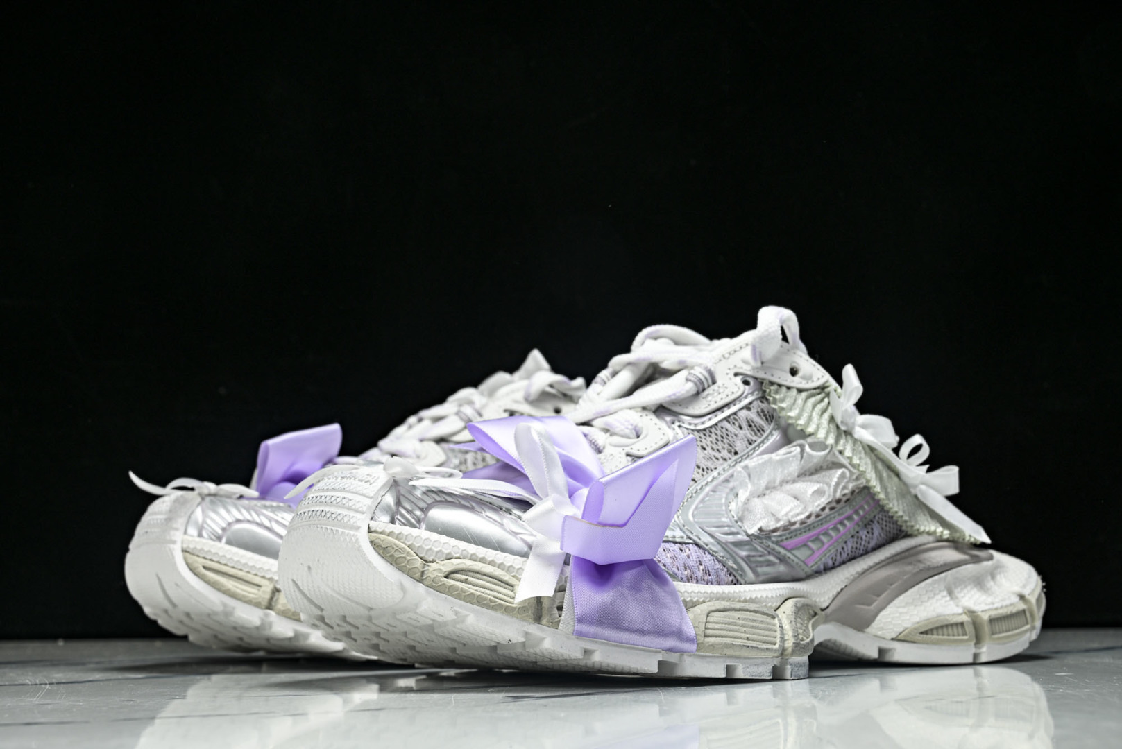 巴黎 尺码:35-440纯原版出品-Balenciaga 3XL Lace Pu Eva RB 官方同步