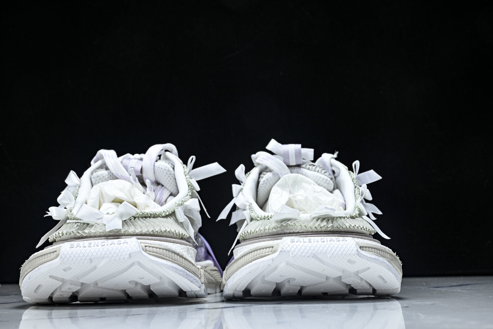 巴黎 尺码:35-440纯原版出品-Balenciaga 3XL Lace Pu Eva RB 官方同步