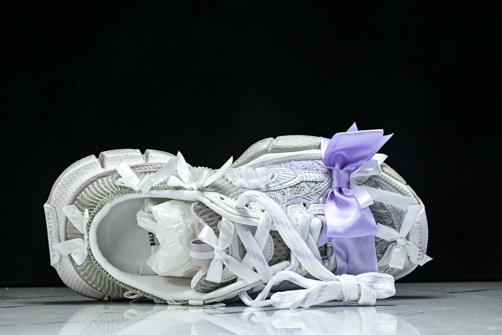 巴黎 尺码:35-440纯原版出品-Balenciaga 3XL Lace Pu Eva RB 官方同步