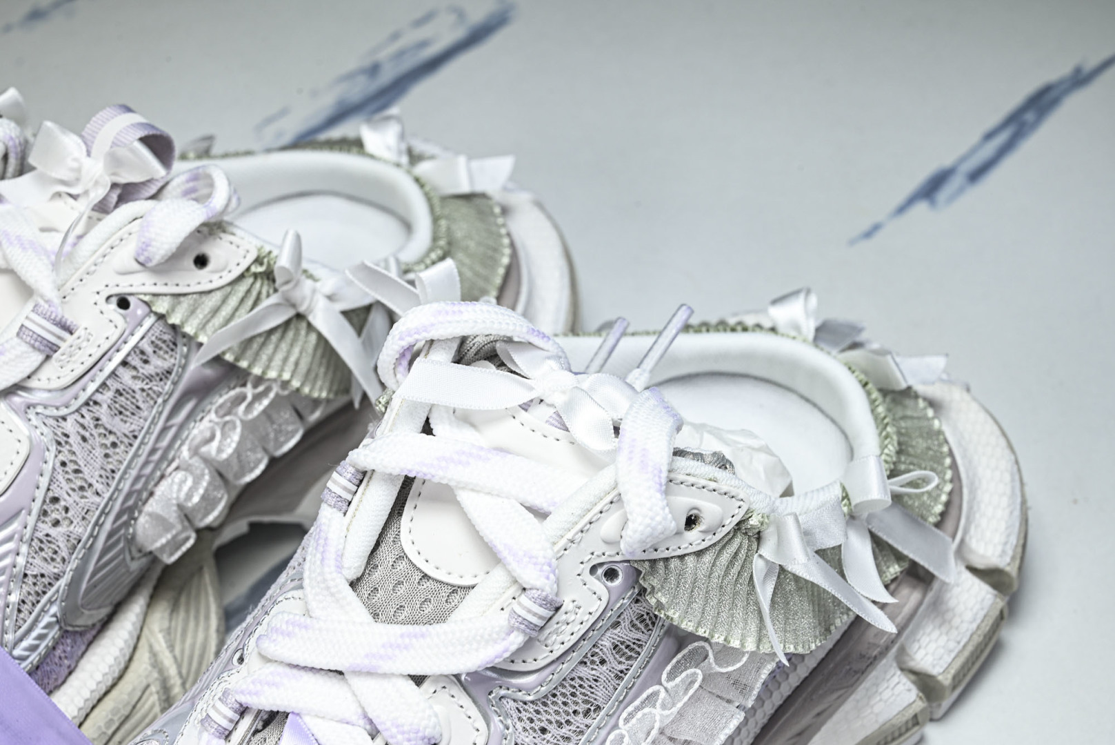 巴黎 尺码:35-440纯原版出品-Balenciaga 3XL Lace Pu Eva RB 官方同步