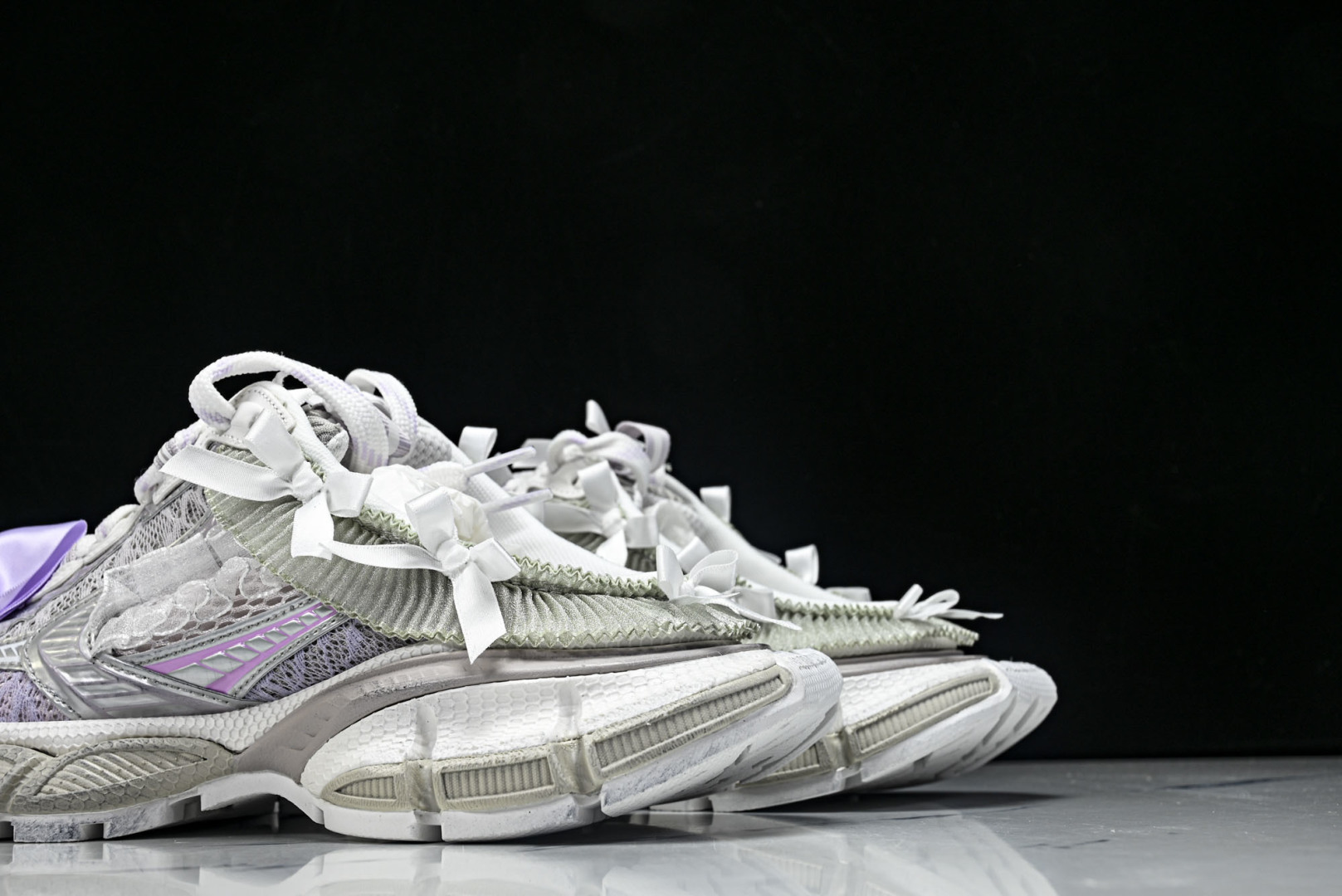 巴黎 尺码:35-440纯原版出品-Balenciaga 3XL Lace Pu Eva RB 官方同步