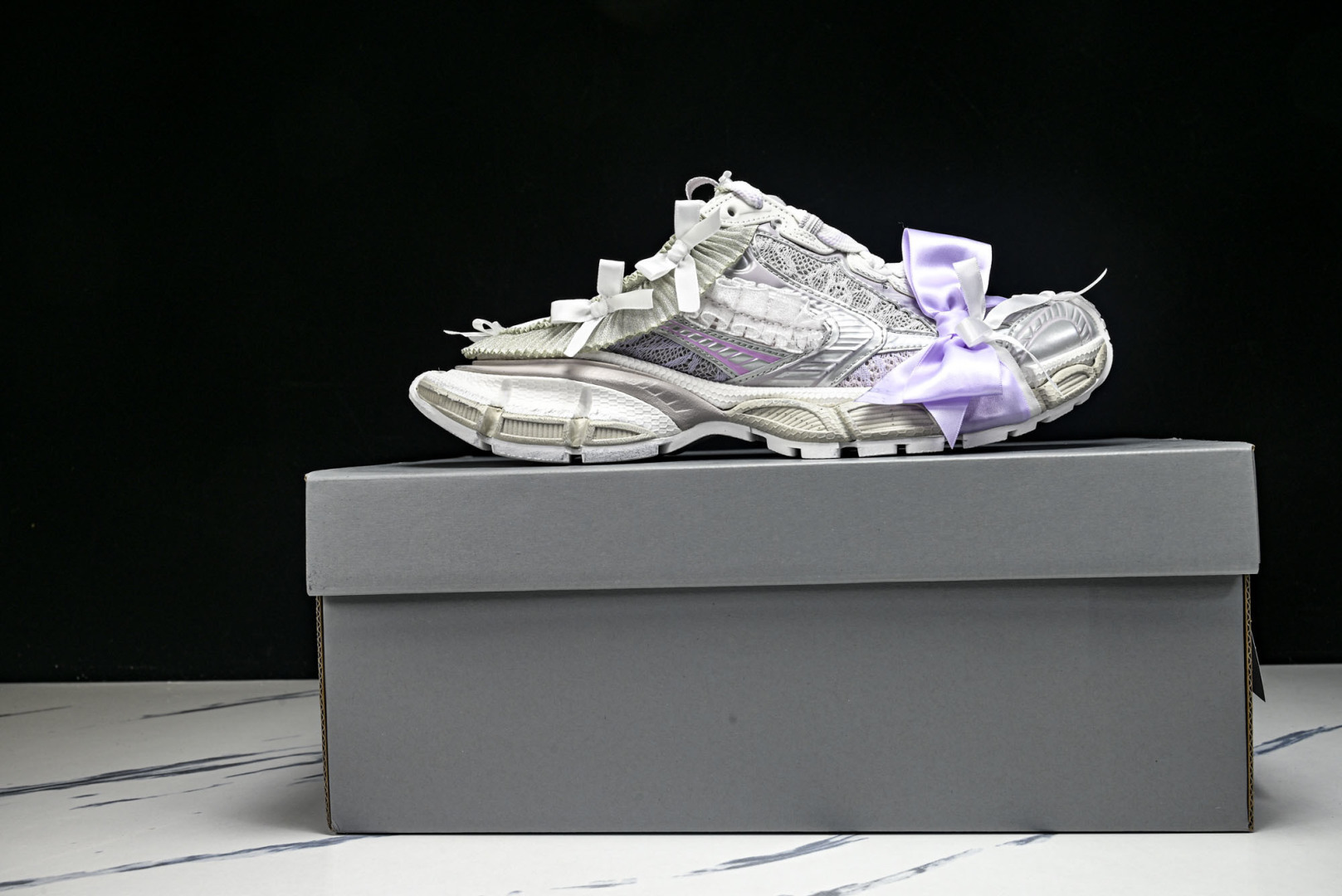 巴黎 尺码:35-440纯原版出品-Balenciaga 3XL Lace Pu Eva RB 官方同步