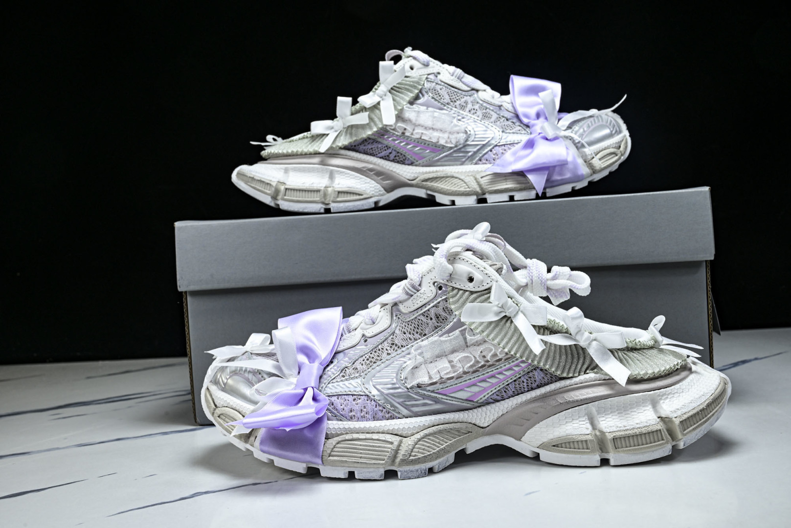 巴黎 尺码:35-440纯原版出品-Balenciaga 3XL Lace Pu Eva RB 官方同步