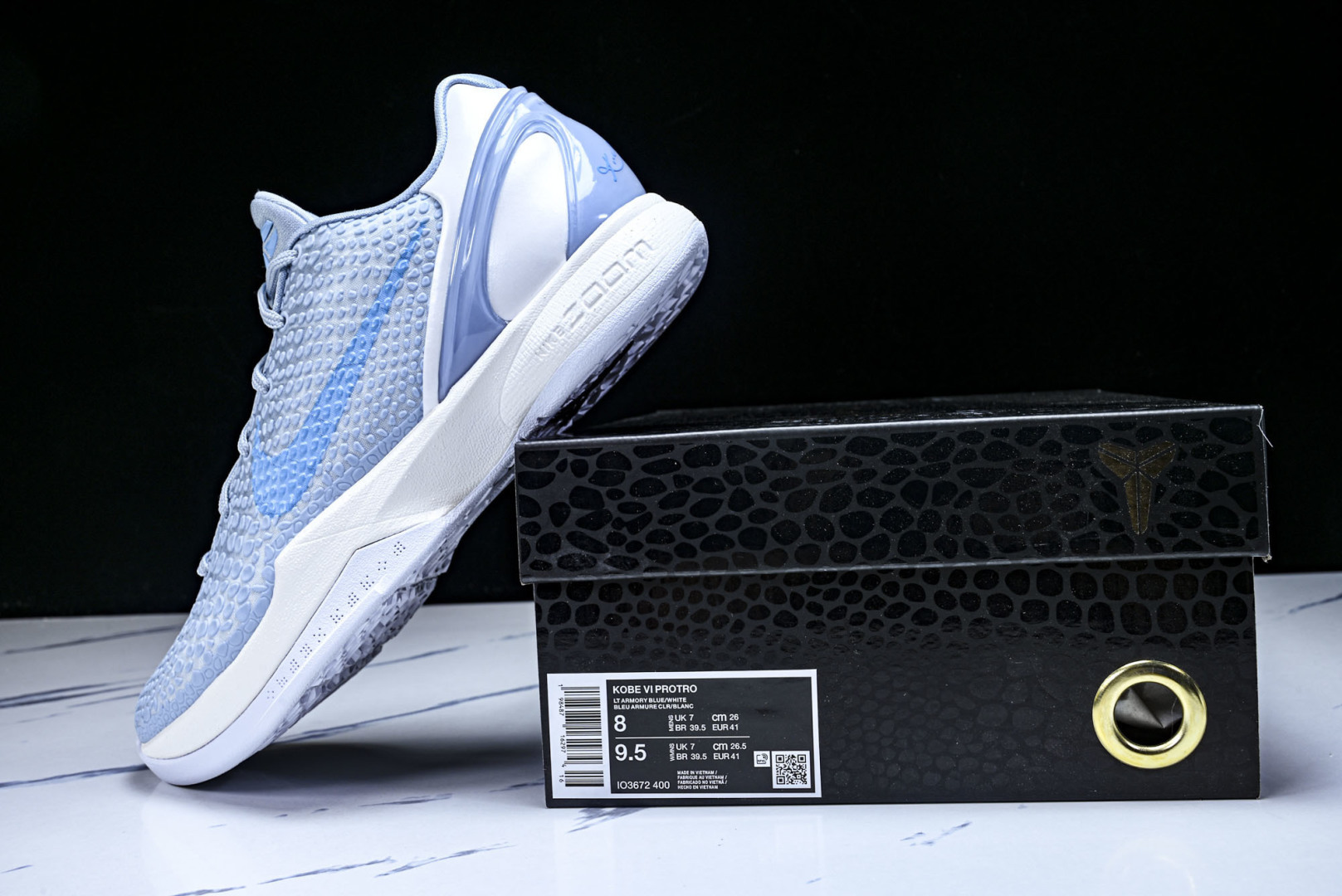 纯原出品-NK Kobe 6 Protro Caitlin Clark Light Armory Blu