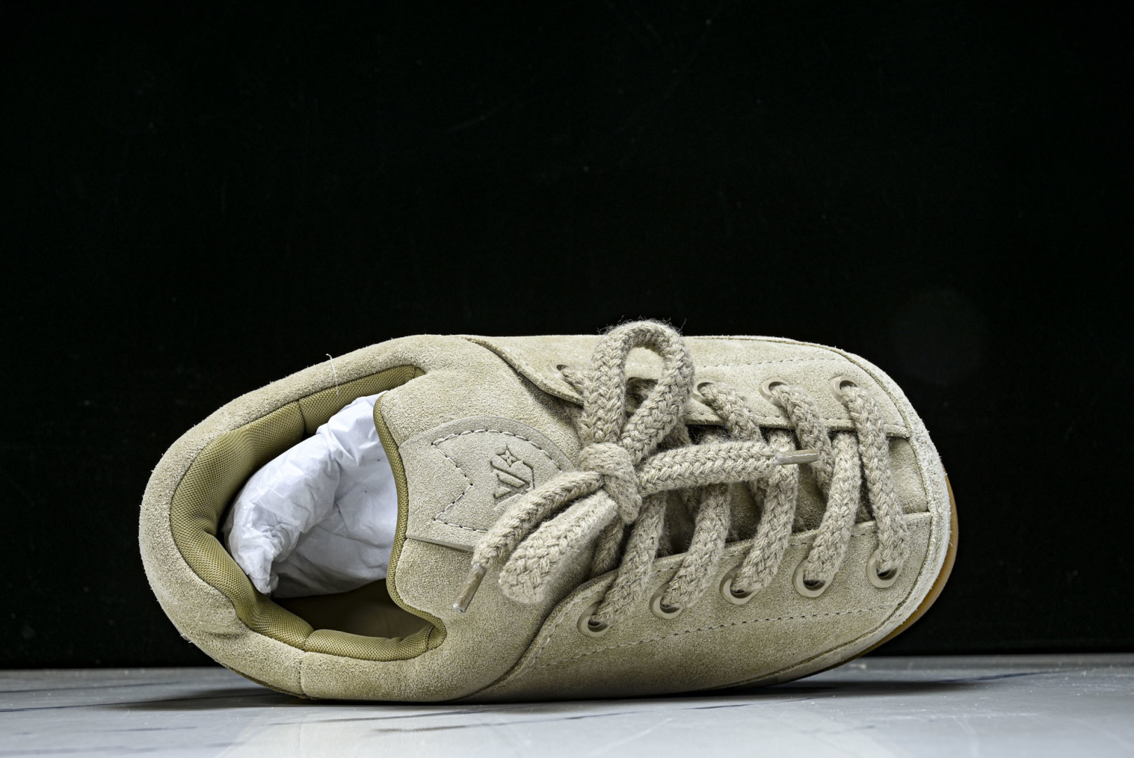 驴牌LV 尺码39-45纯原版出品-LV 路易威登男士休闲鞋麂皮小牛皮Damier图案防滑新休闲鞋1AI