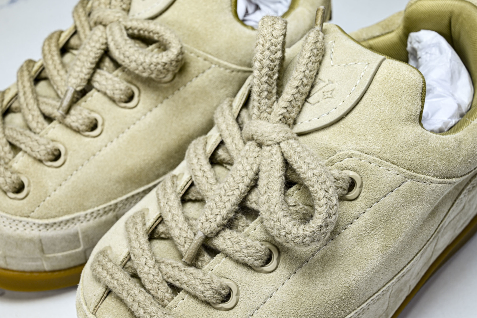 驴牌LV 尺码39-45纯原版出品-LV 路易威登男士休闲鞋麂皮小牛皮Damier图案防滑新休闲鞋1AI