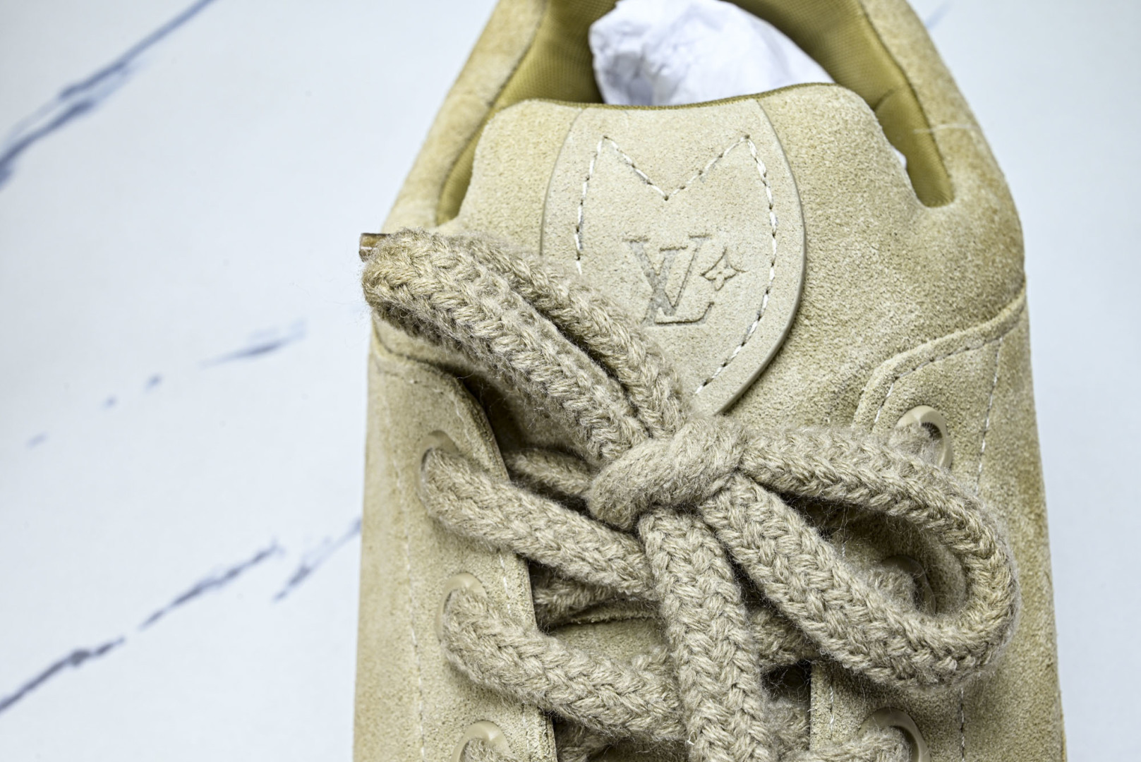 驴牌LV 尺码39-45纯原版出品-LV 路易威登男士休闲鞋麂皮小牛皮Damier图案防滑新休闲鞋1AI