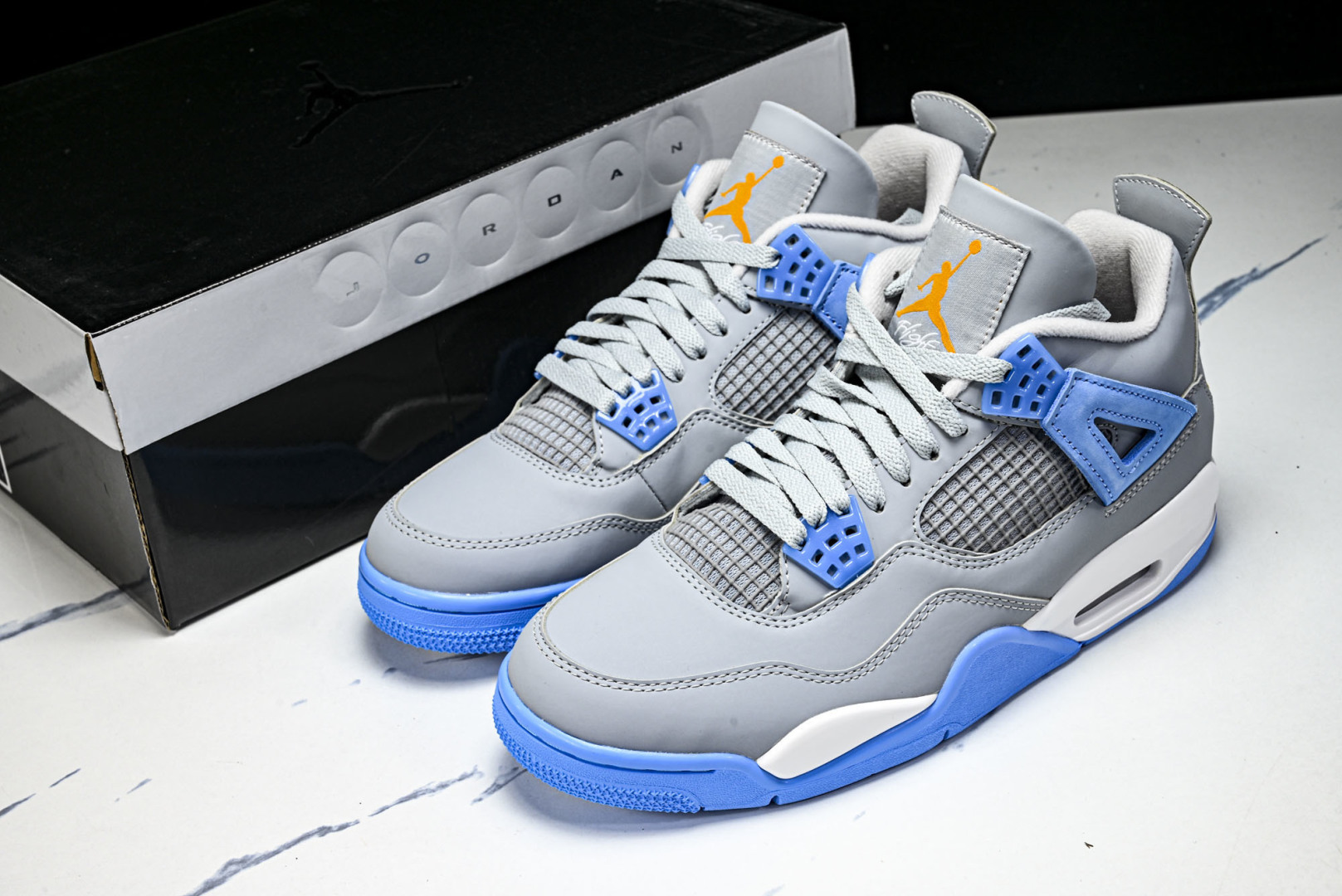 AJ4雾蓝 尺码40-47.5纯原版出品-Air Jordan 4 Retro LS 'Mist Blu