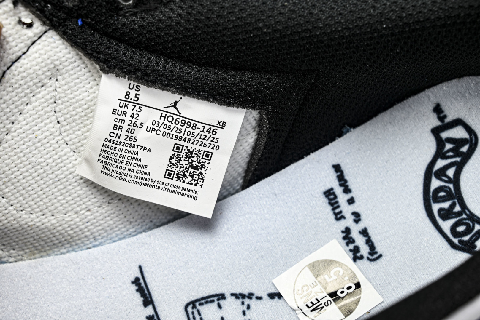 AJLow 低帮 尺码40-47.5纯原版出品-Air Jordan 1 Low AJ1 乔1 UN蓝白