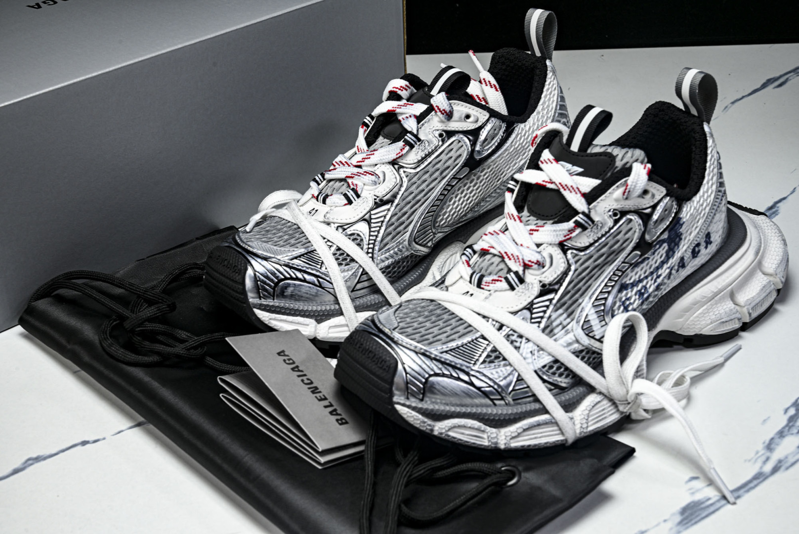 巴黎 尺码:35-46纯原版出品-Balenciaga 3XL Split Logo 官方同步 巴黎世家