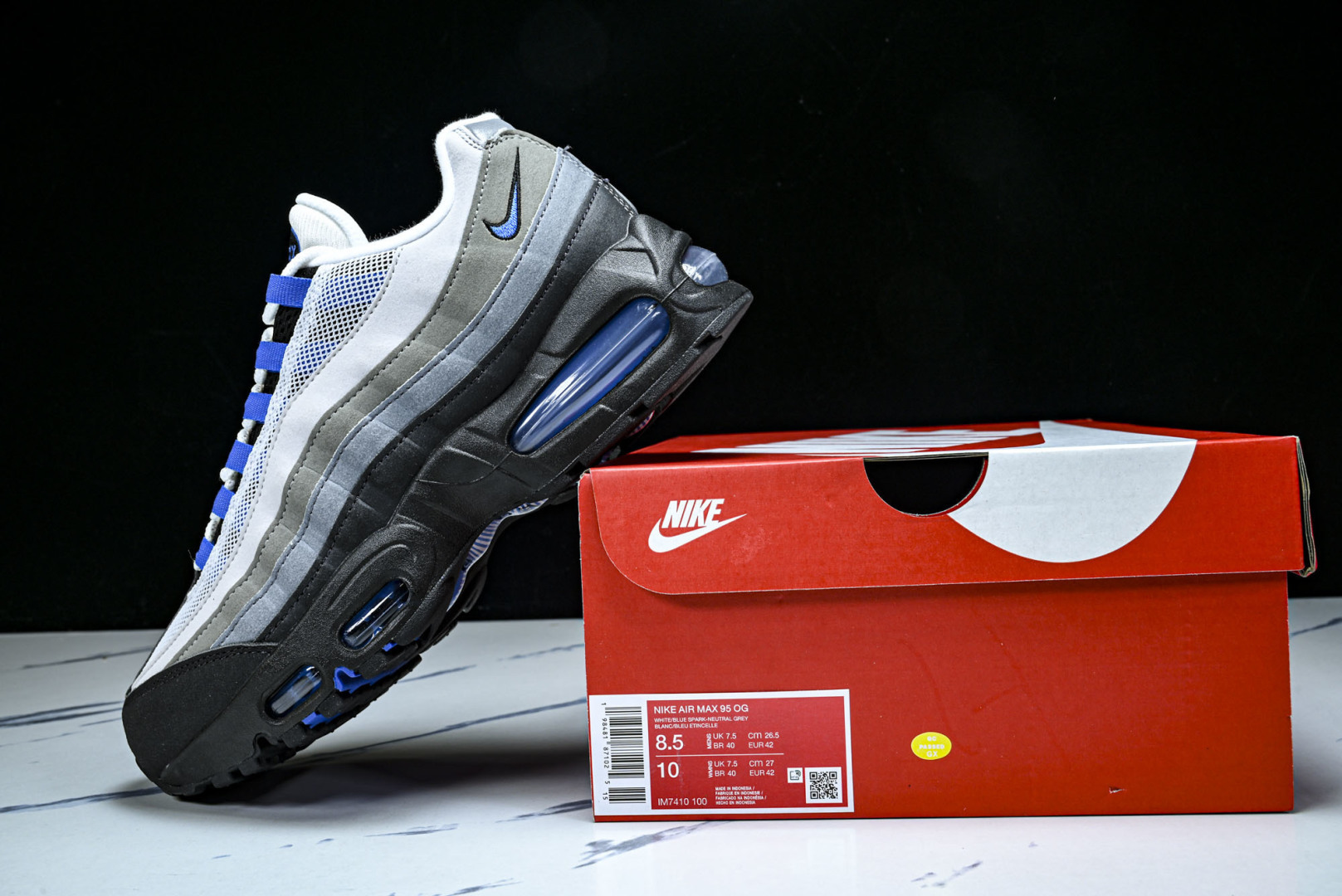 MAX尺码40-48.5纯原版出品-Air Max 95 OG 复古减震气垫跑鞋 IM7410-100 