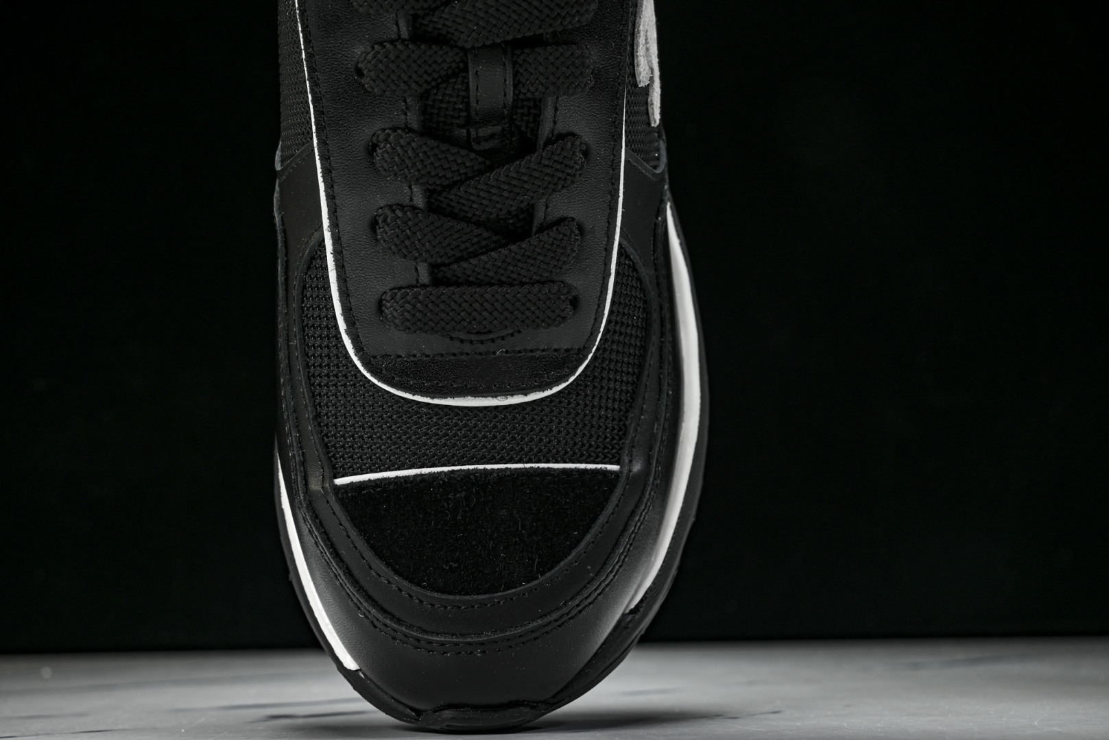 香奈儿 尺码35-40纯原版出品-Chanel香奈儿 25K新款 白色粗跟4cm百搭德训鞋运动鞋YZ02