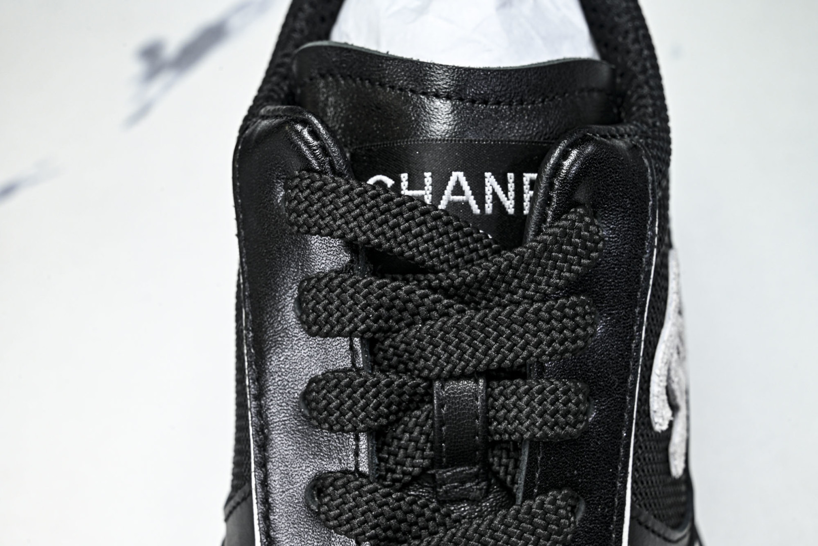 香奈儿 尺码35-40纯原版出品-Chanel香奈儿 25K新款 白色粗跟4cm百搭德训鞋运动鞋YZ02