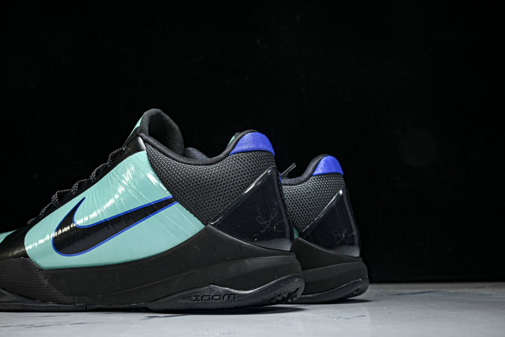 科比5 尺码40-48.5纯原版出品-Kobe V Skills Academy 绿黑兰色 IH0274