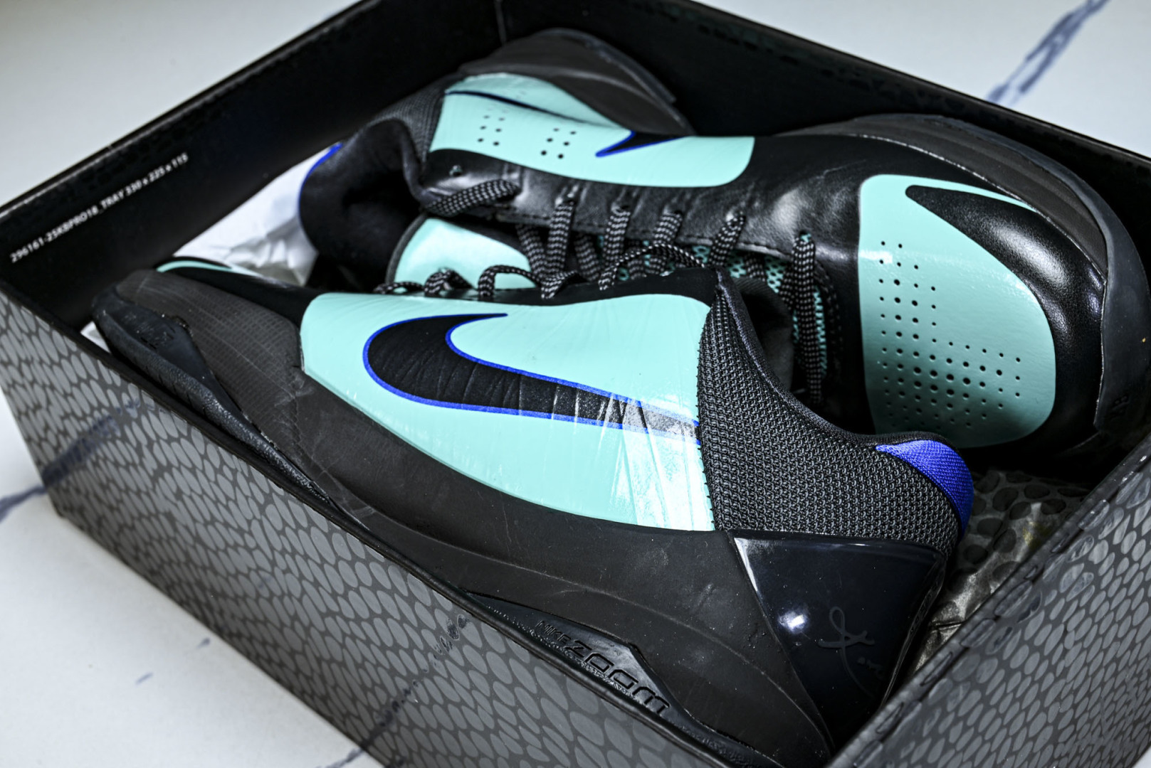 科比5 尺码40-48.5纯原版出品-Kobe V Skills Academy 绿黑兰色 IH0274