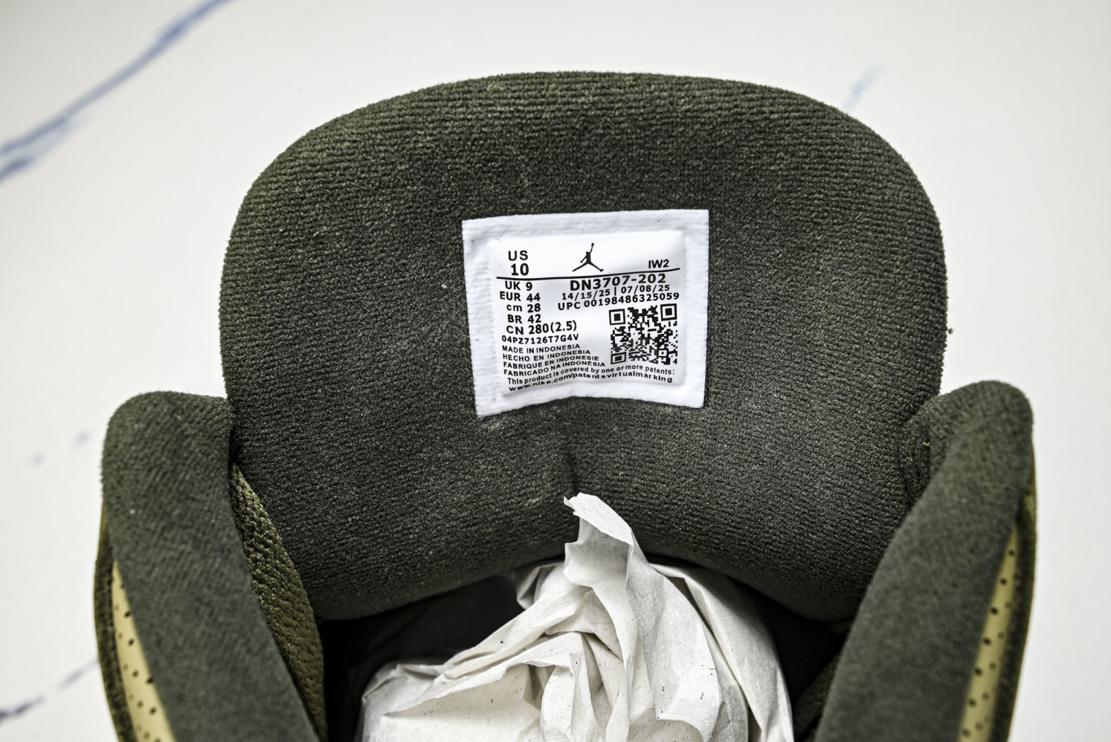 AJ3 尺码40-47.5纯原版出品-Air Jordan 3 “Family Affair” 橄榄绿色