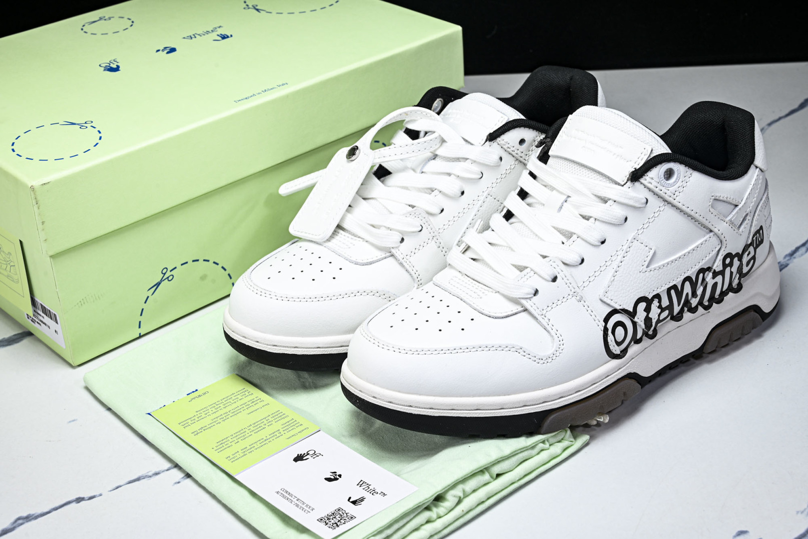 OFF-WHITE Out Of Office 箭头板鞋 小牛鞋休闲运动鞋 36 37 38 39 40