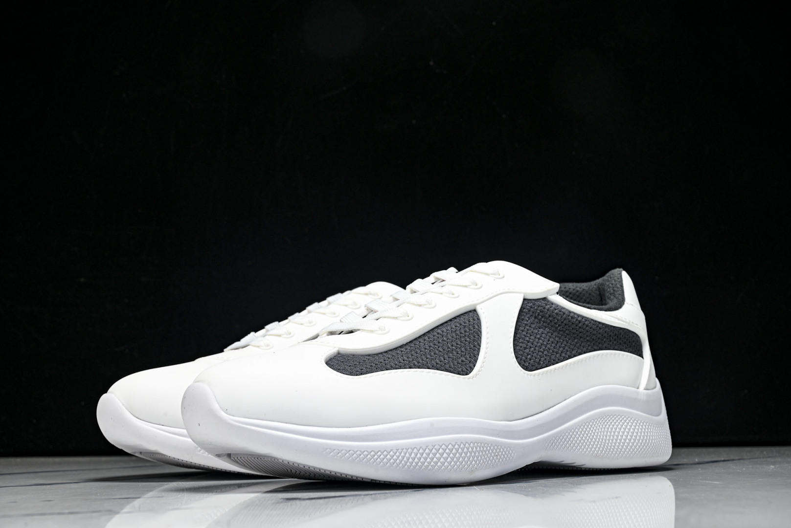 Prada 尺码35-46纯原版出品-Prada普拉达男女士America's Cup 运动鞋（2.5厘