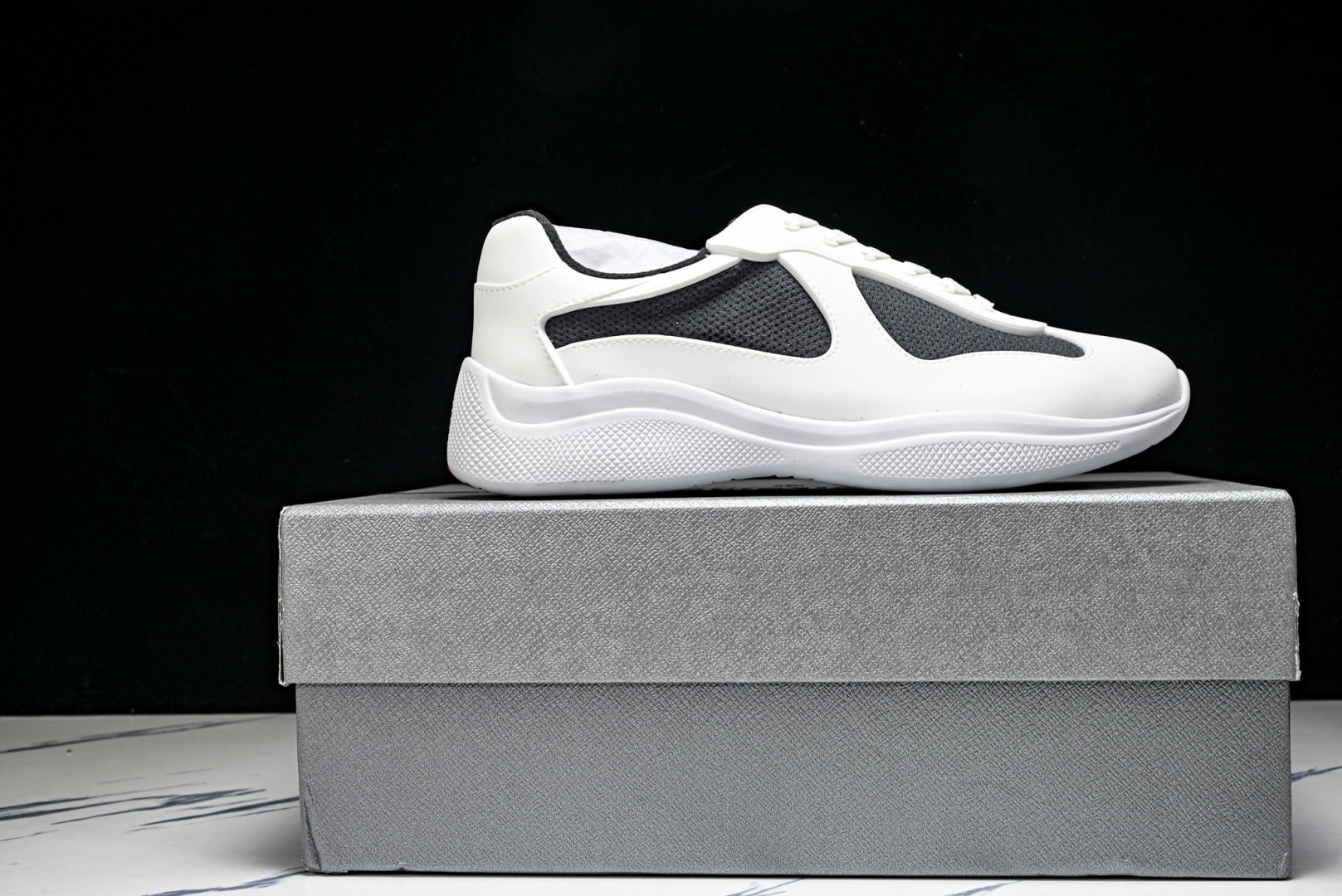 Prada 尺码35-46纯原版出品-Prada普拉达男女士America's Cup 运动鞋（2.5厘