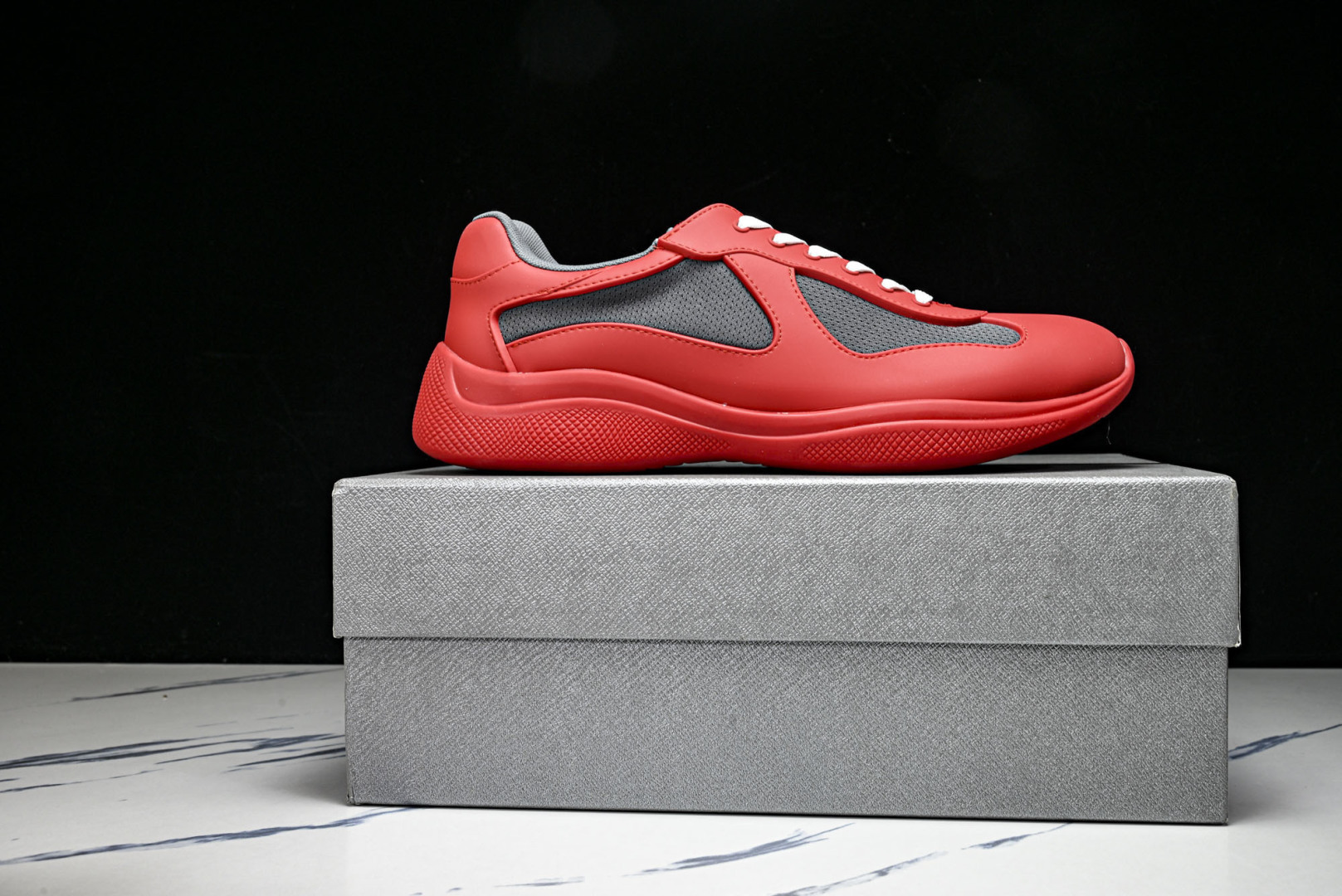 Prada 尺码35-46纯原版出品-Prada普拉达男女士America's Cup 运动鞋（2.5厘