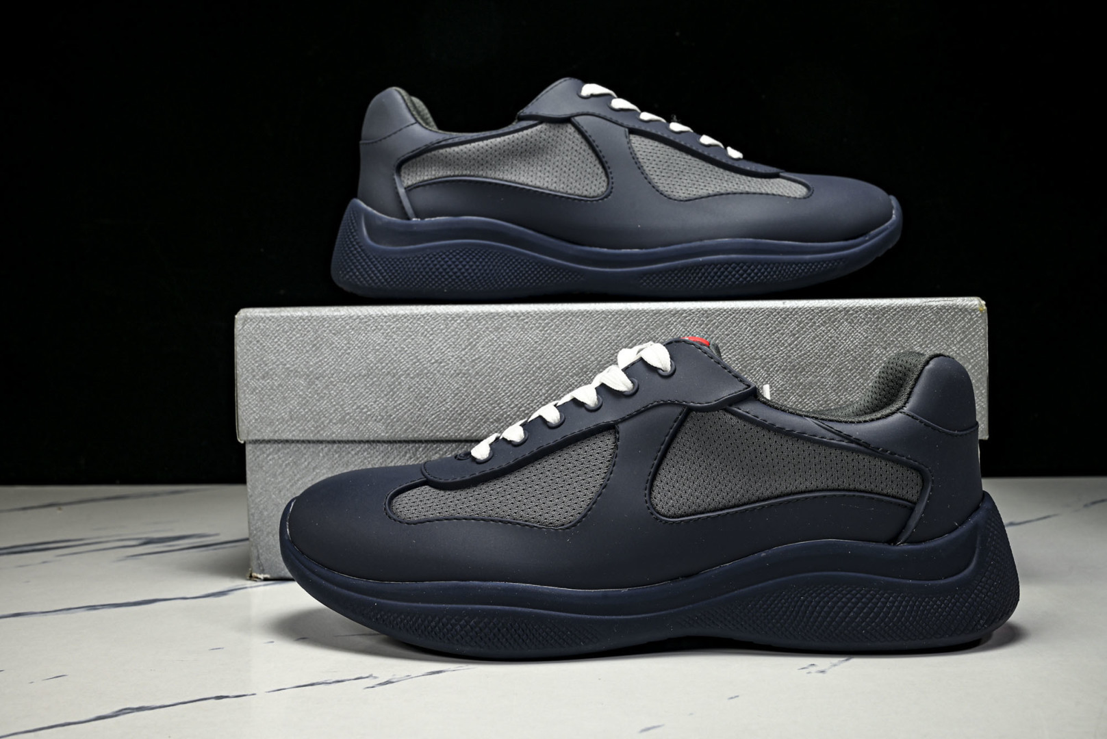 Prada 尺码35-46纯原版出品-Prada普拉达男女士America's Cup 运动鞋（2.5厘