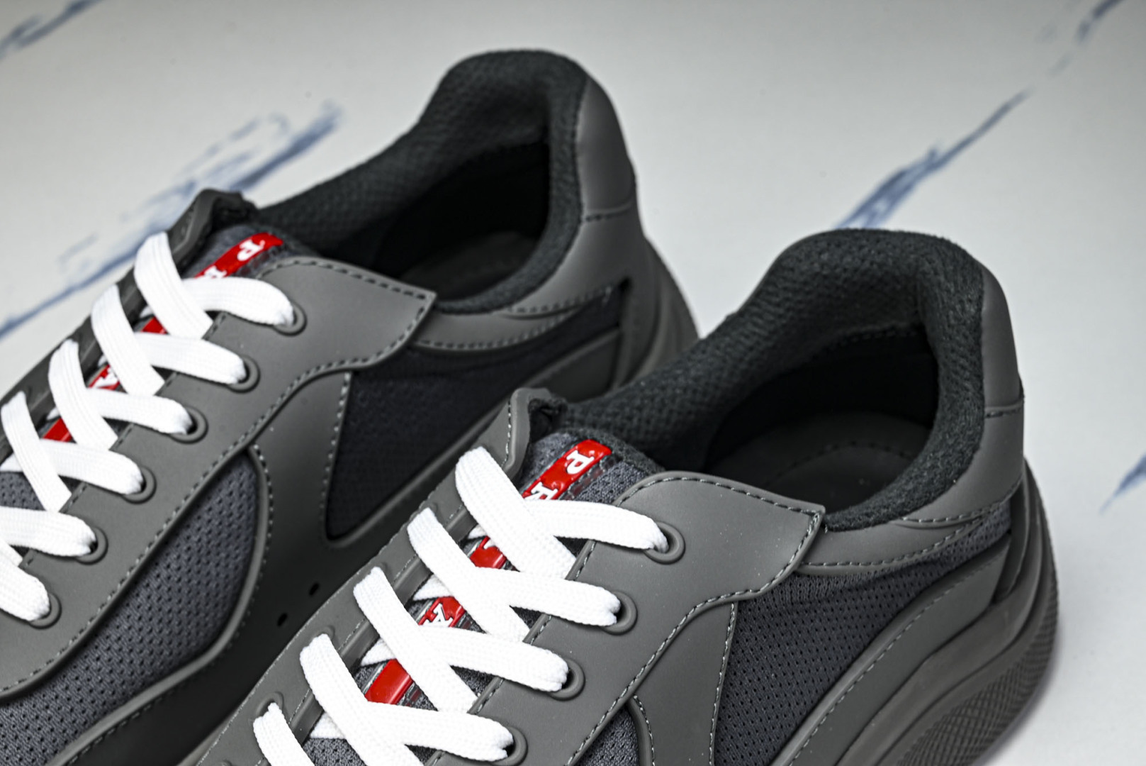 Prada 尺码35-46纯原版出品-Prada普拉达男女士America's Cup 运动鞋（2.5厘