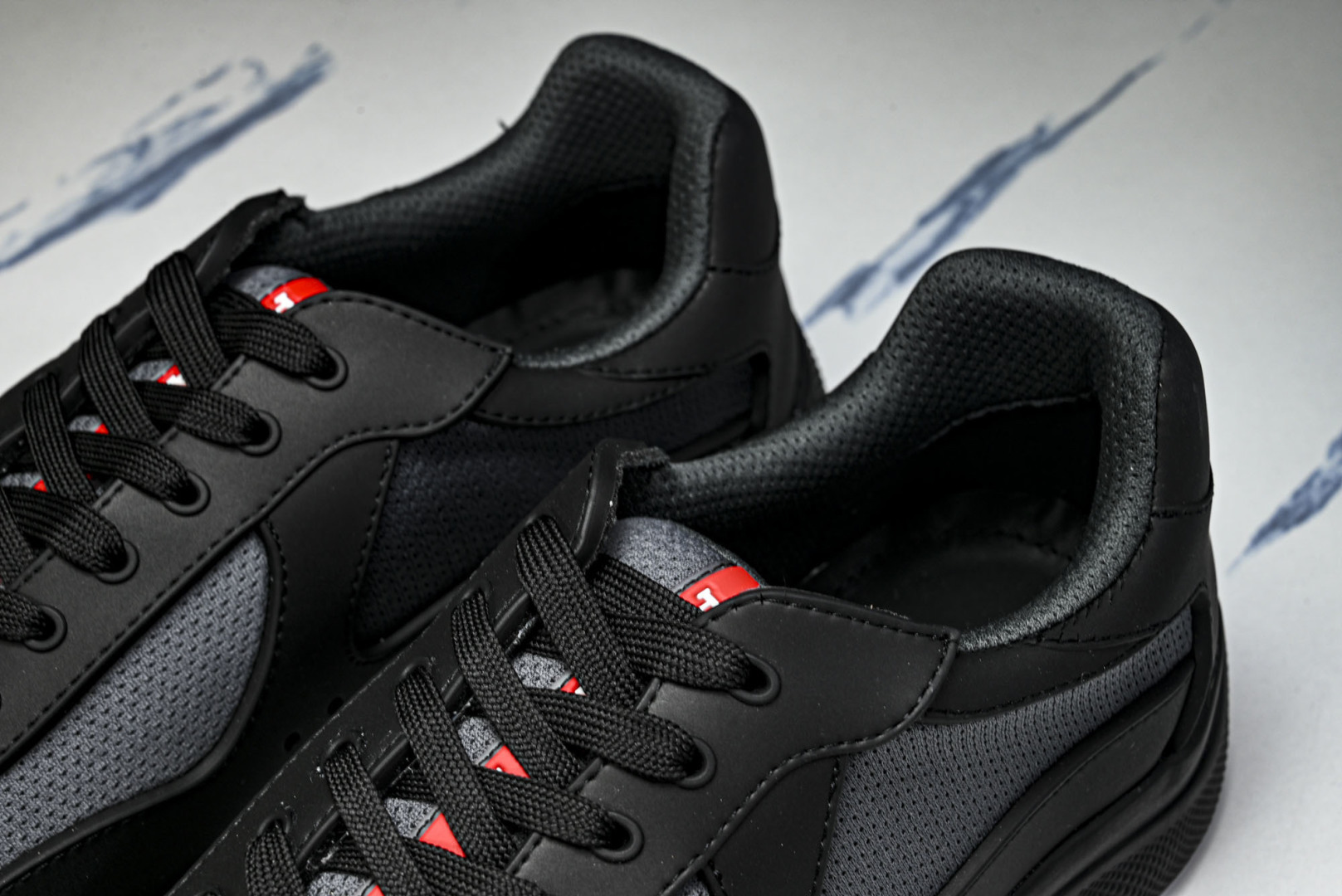 Prada 尺码35-46纯原版出品-Prada普拉达男女士America's Cup 运动鞋（2.5厘