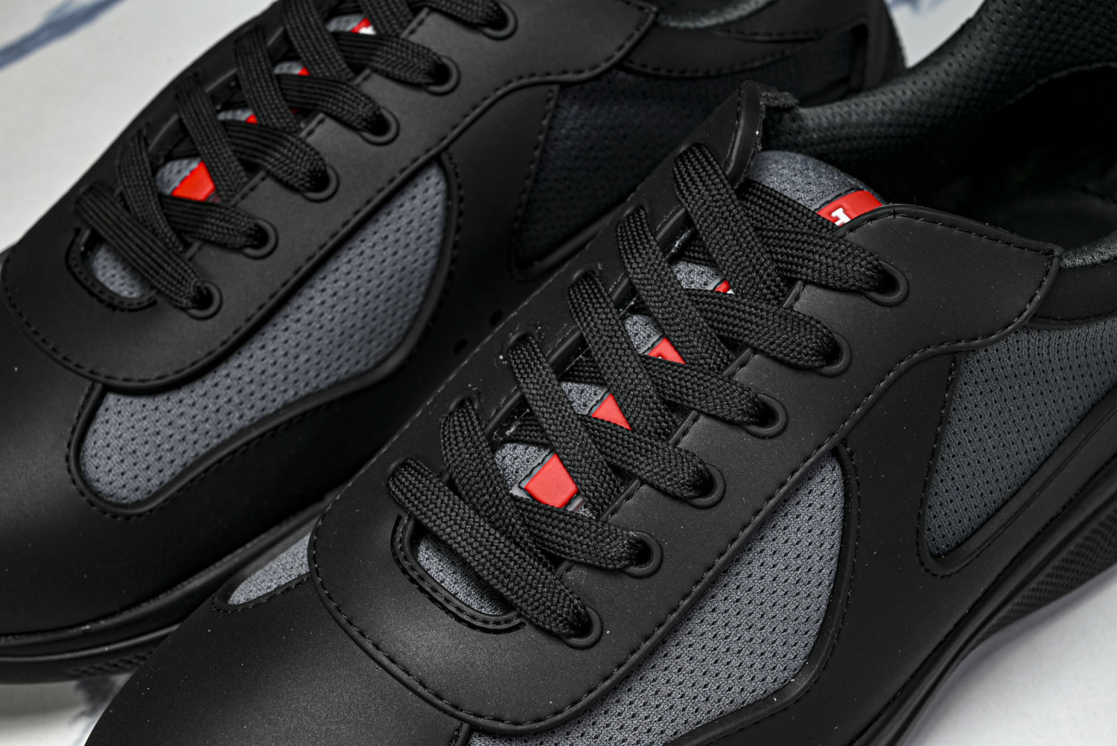 Prada 尺码35-46纯原版出品-Prada普拉达男女士America's Cup 运动鞋（2.5厘