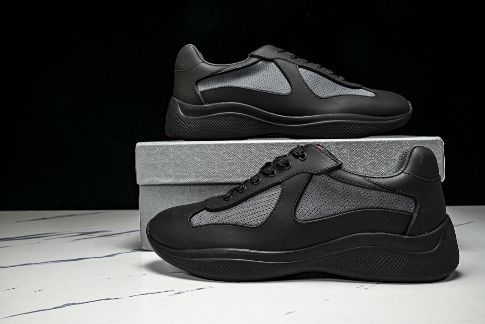 Prada 尺码35-46纯原版出品-Prada普拉达男女士America's Cup 运动鞋（2.5厘