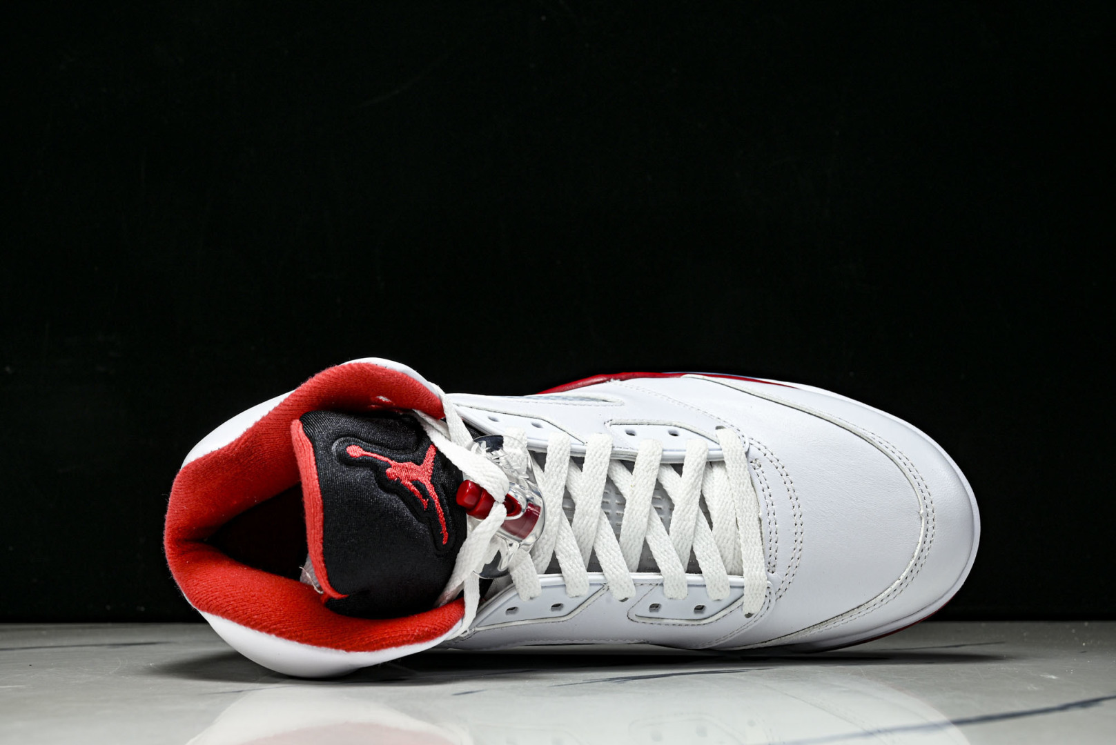 AJ5 尺码40.5-47.5纯原版出品-Air Jordan 5 Retro Fire Red Bla